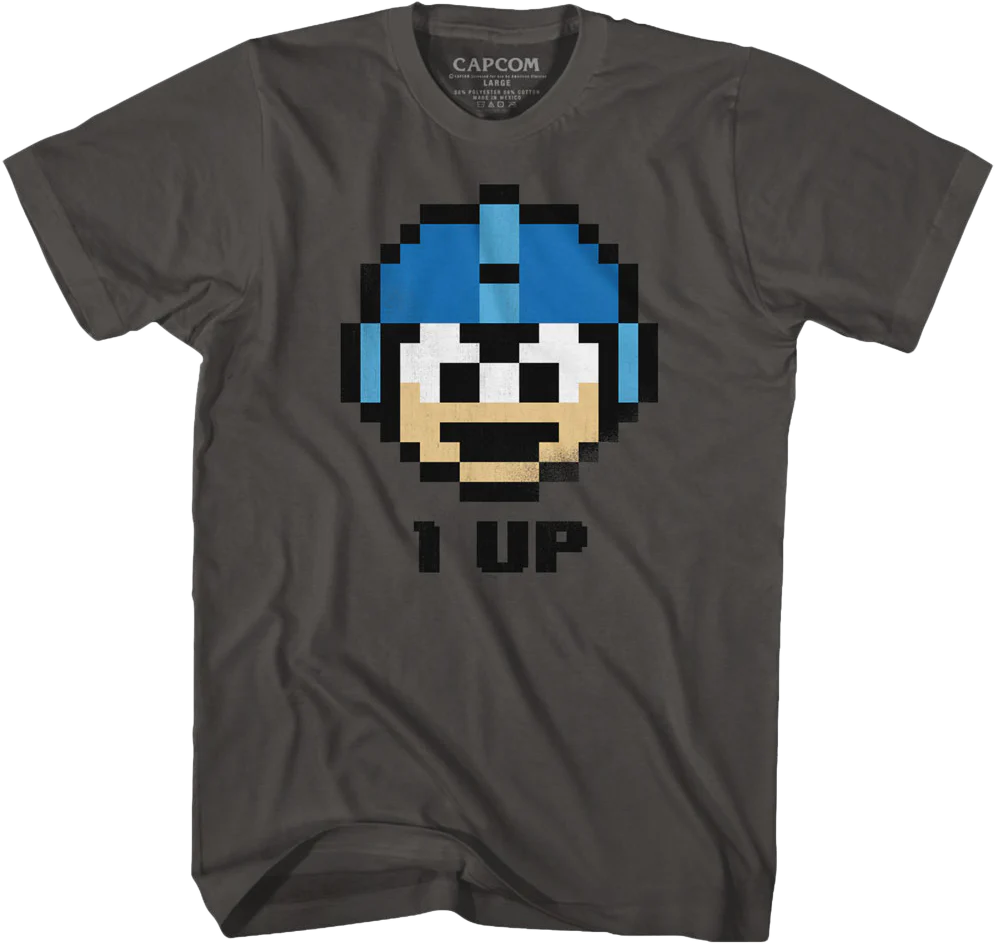 1 Up Mega Man T-Shirt