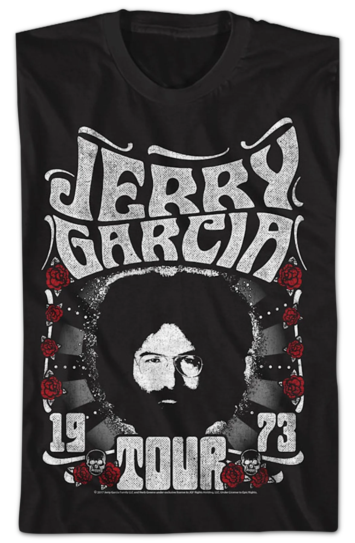 1973 Tour Jerry Garcia T-Shirt - Image 2