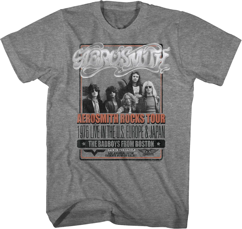 1976 Rocks Tour Aerosmith T-Shirt