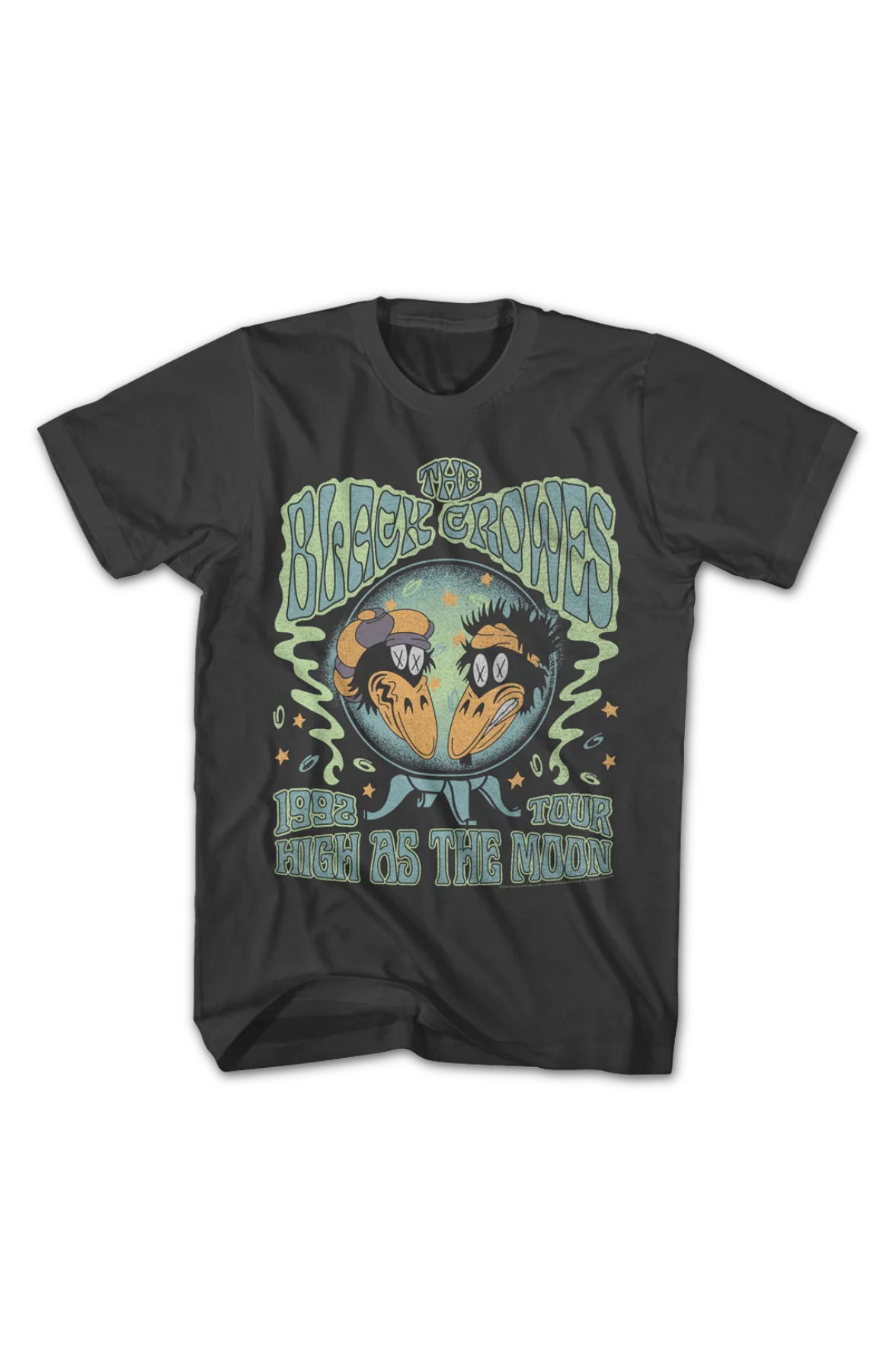 1992 High As The Moon Tour Black Crowes T-Shirt - Image 4