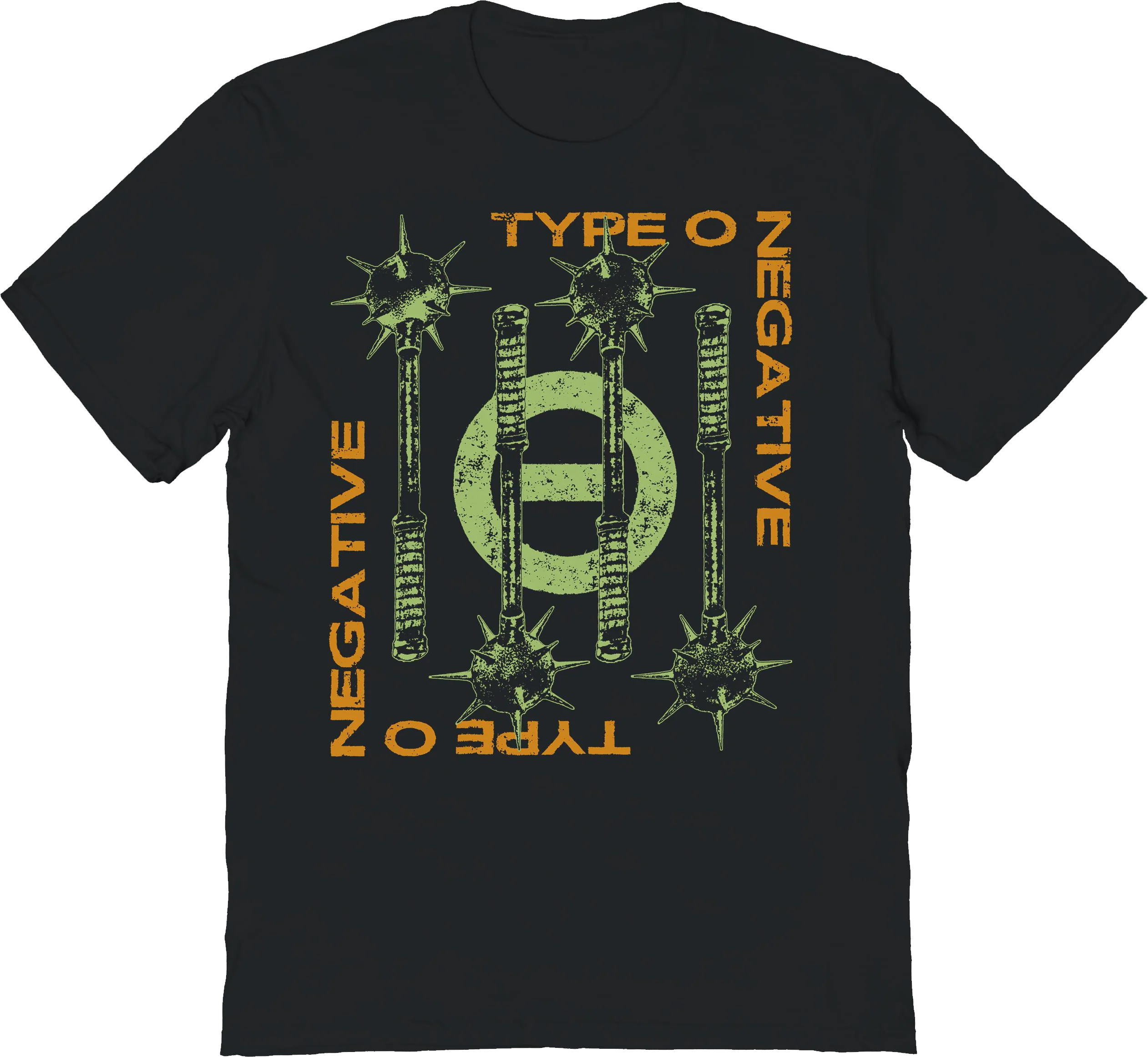 4 Maces Logo Type O Negative T-Shirt