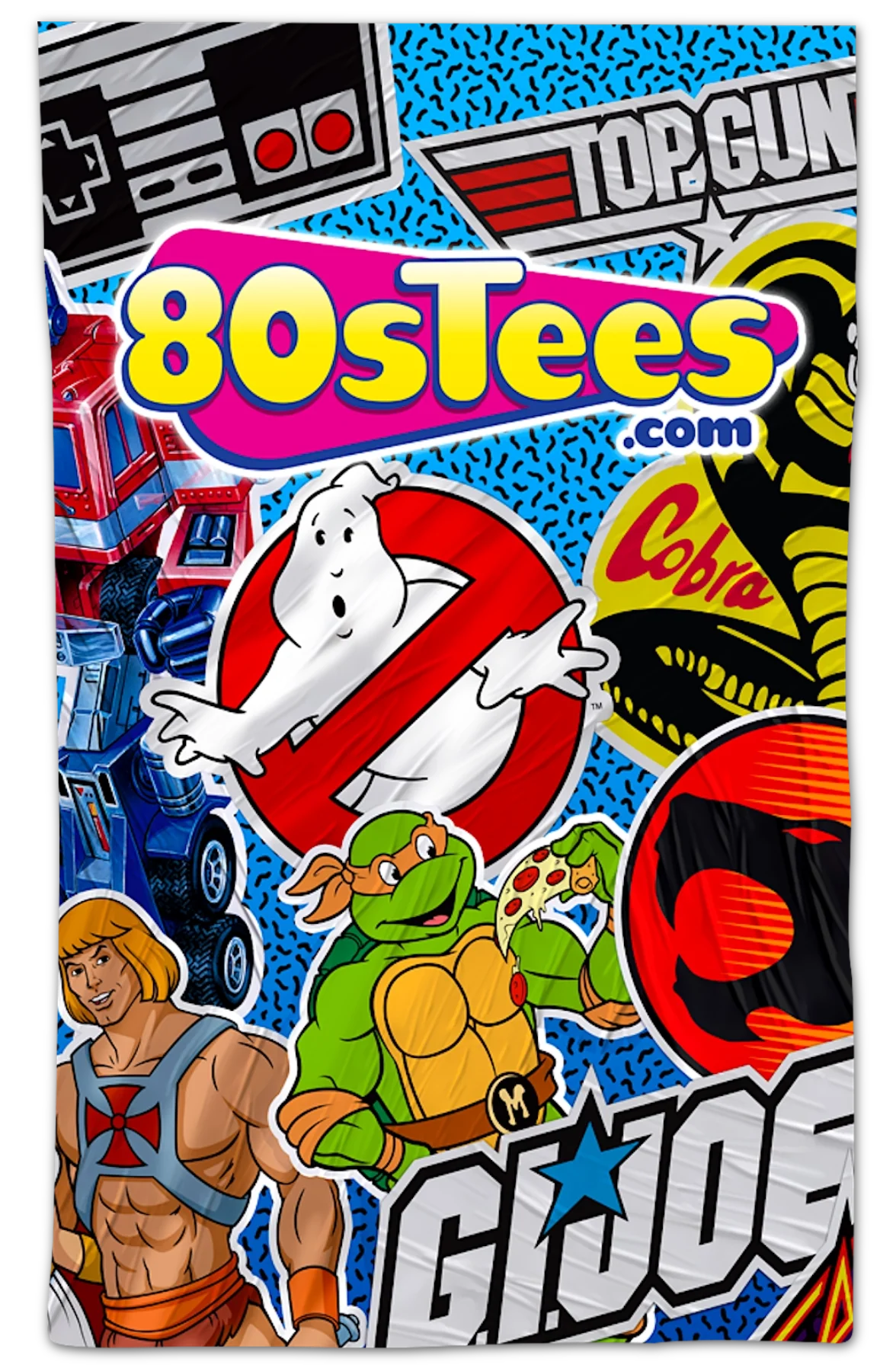 80sTees Catalog Cover Blanket - 50x60 - Image 2