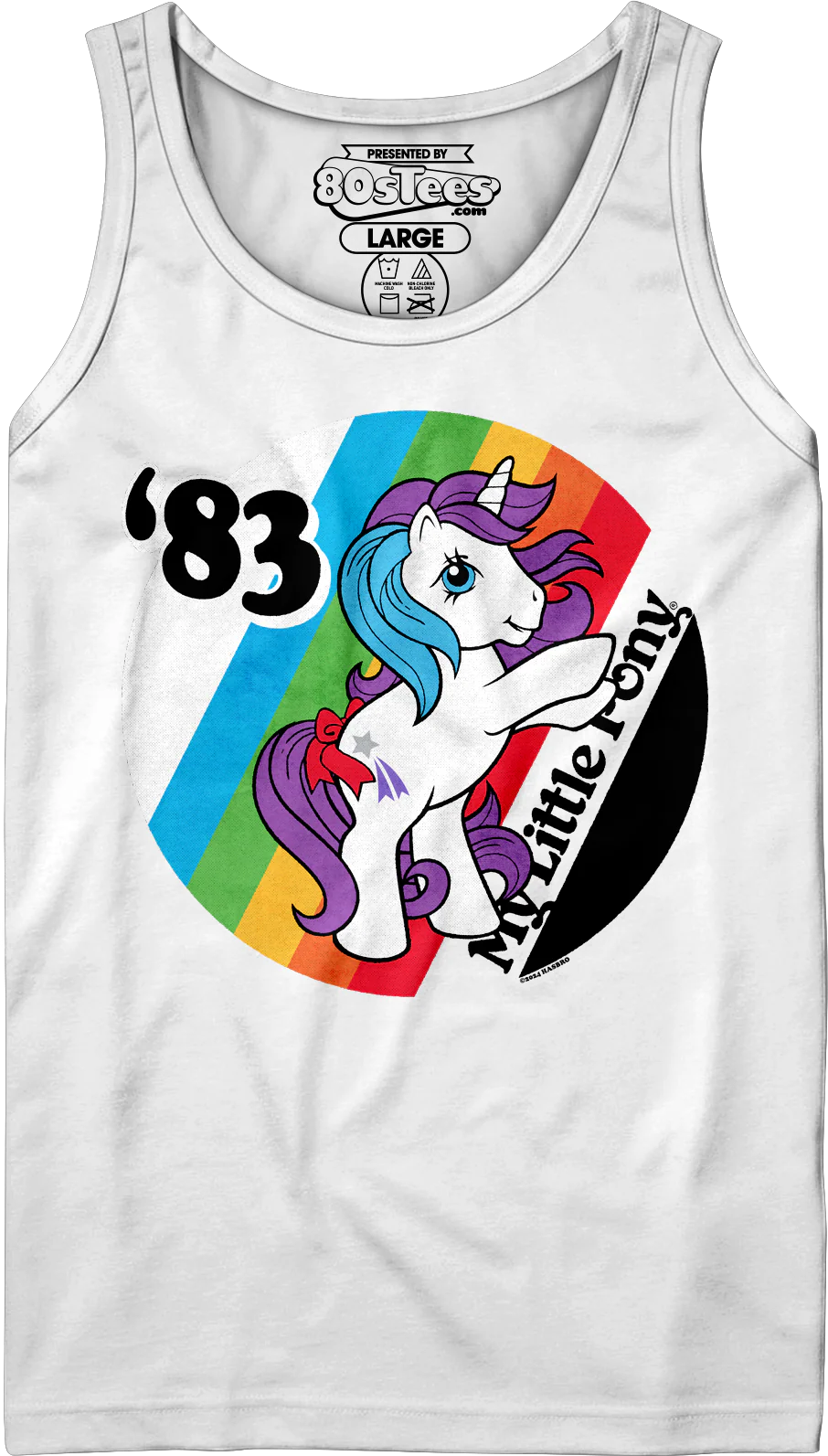 '83 Rainbow My Little Pony Tank Top - Image 4