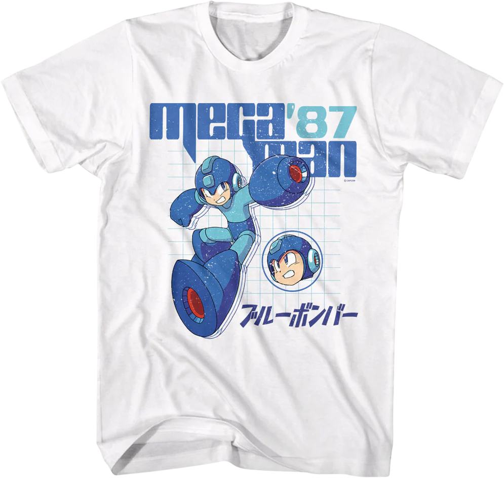 '87 Graph Photos Mega Man T-Shirt