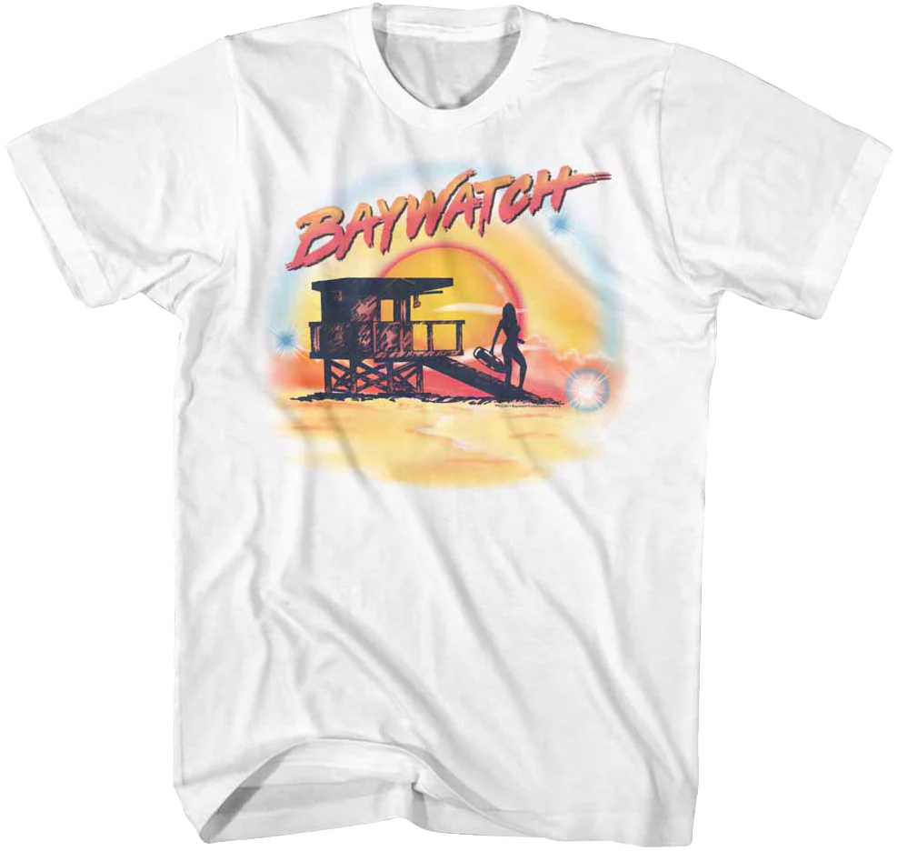 Airbrush Baywatch T-Shirt