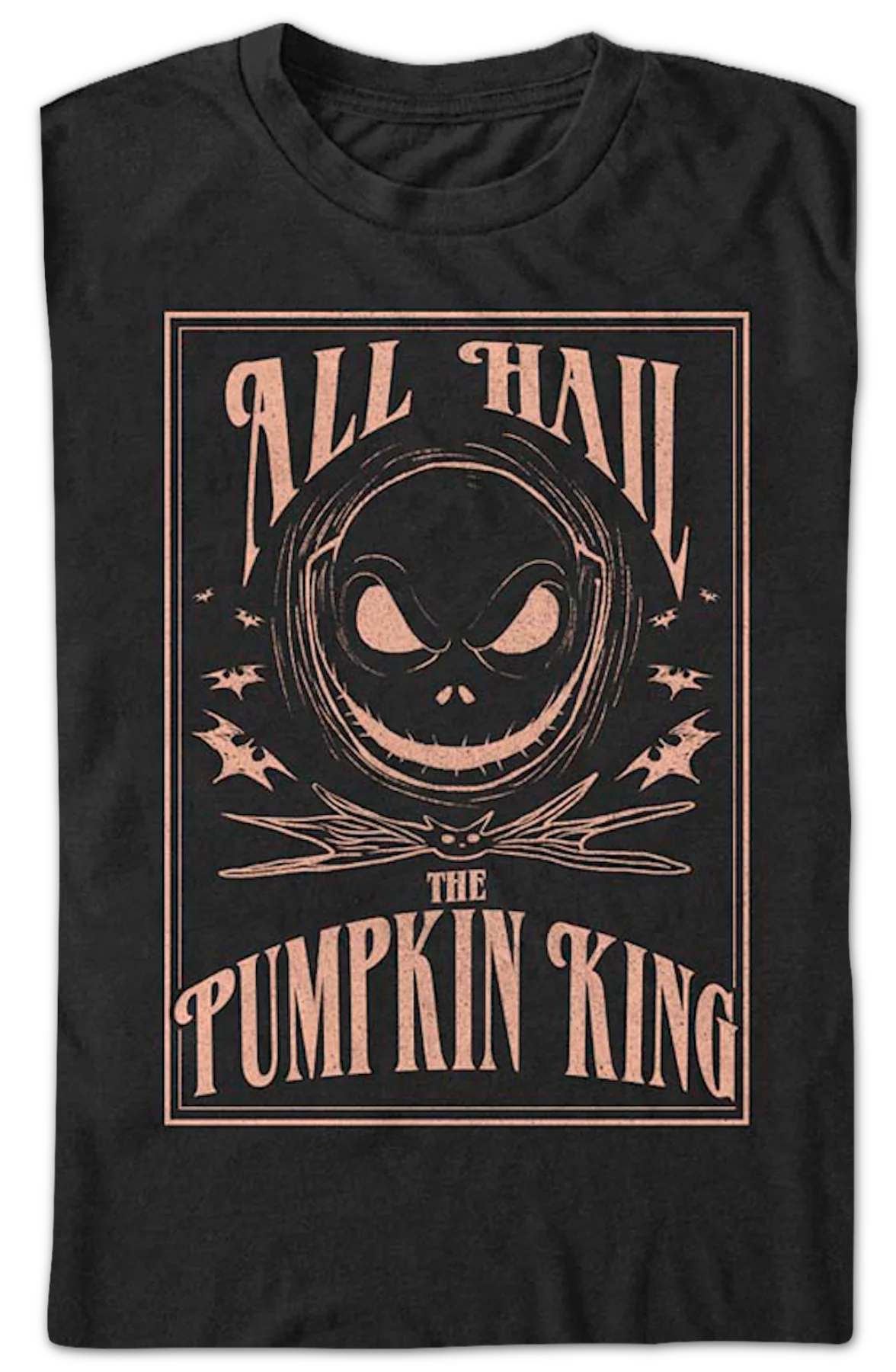All Hail The Pumpkin King Nightmare Before Christmas T-Shirt - Image 2