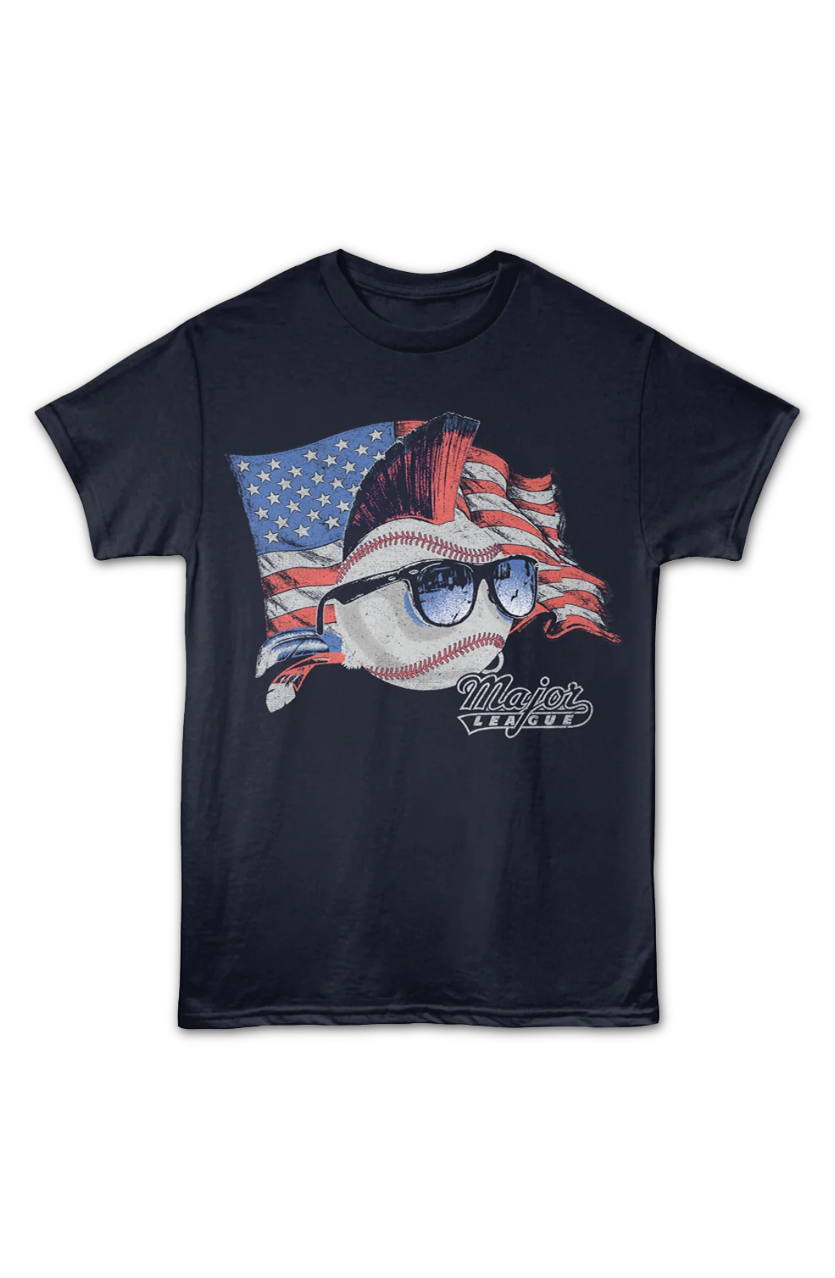 American Flag Logo Major League T-Shirt - Image 2