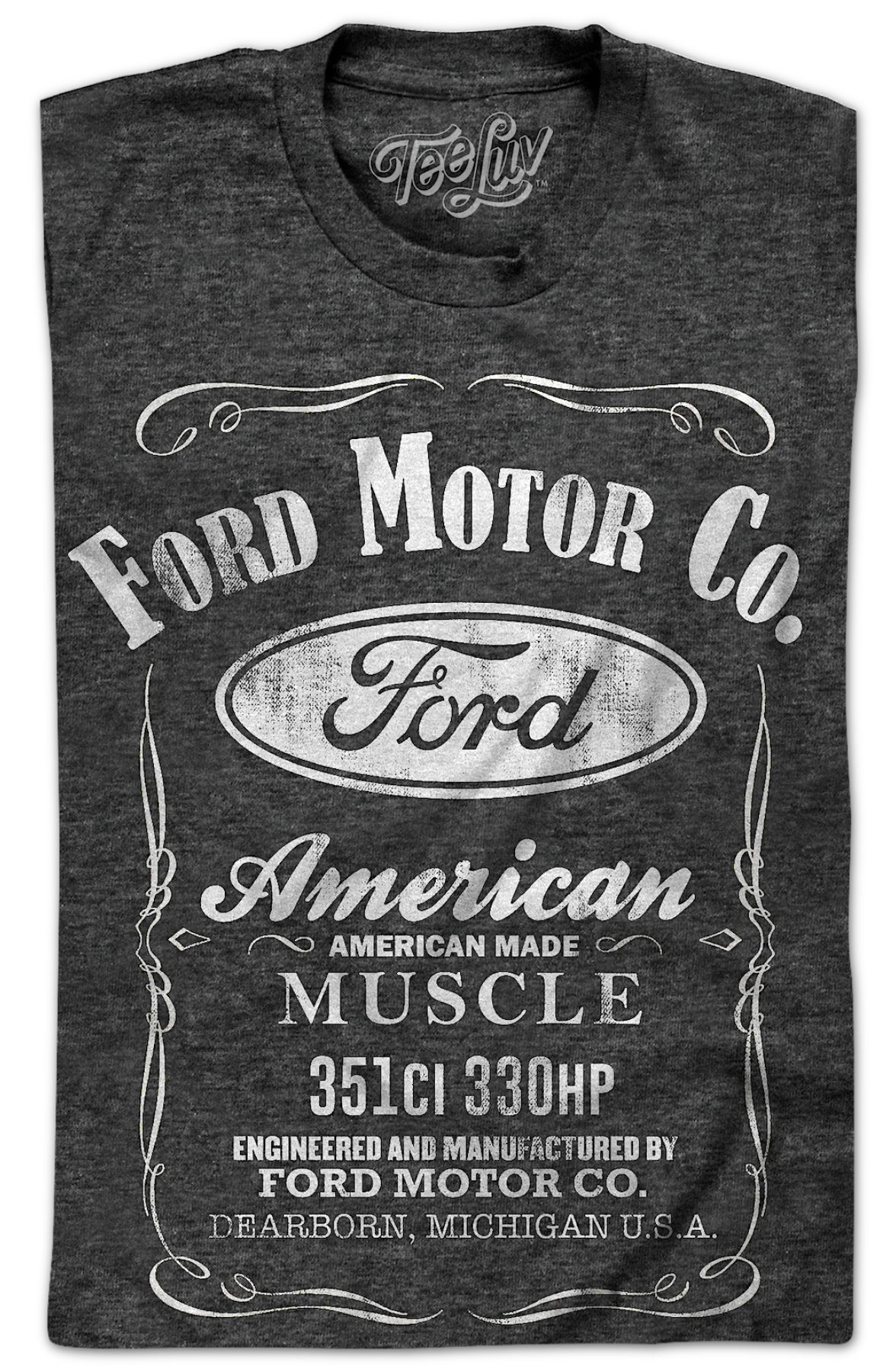 American Made Muscle Ford T-Shirt - Image 2