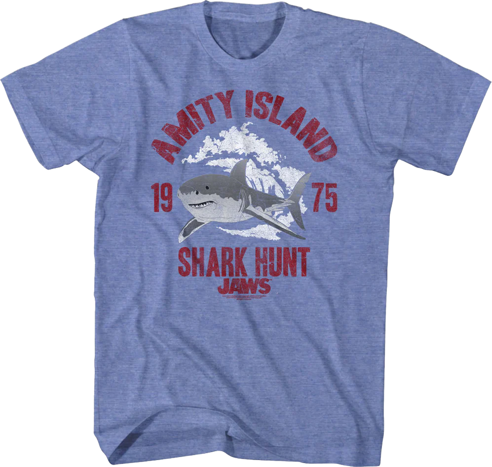 Amity Island 1975 Shark Hunt T-Shirt