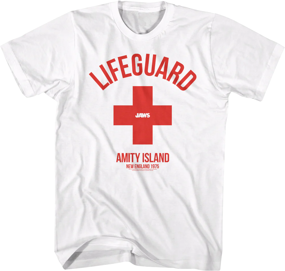 Amity Island Lifeguard Jaws T-Shirt