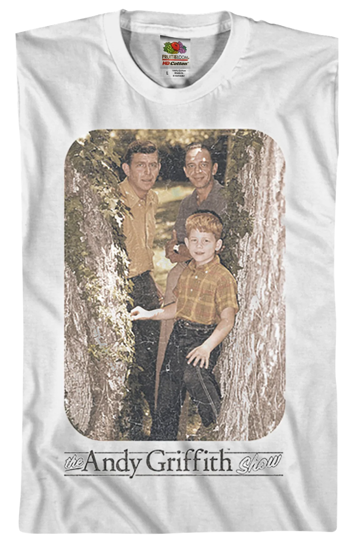 Andy Barney Opie Andy Griffith Show T-Shirt - Image 2