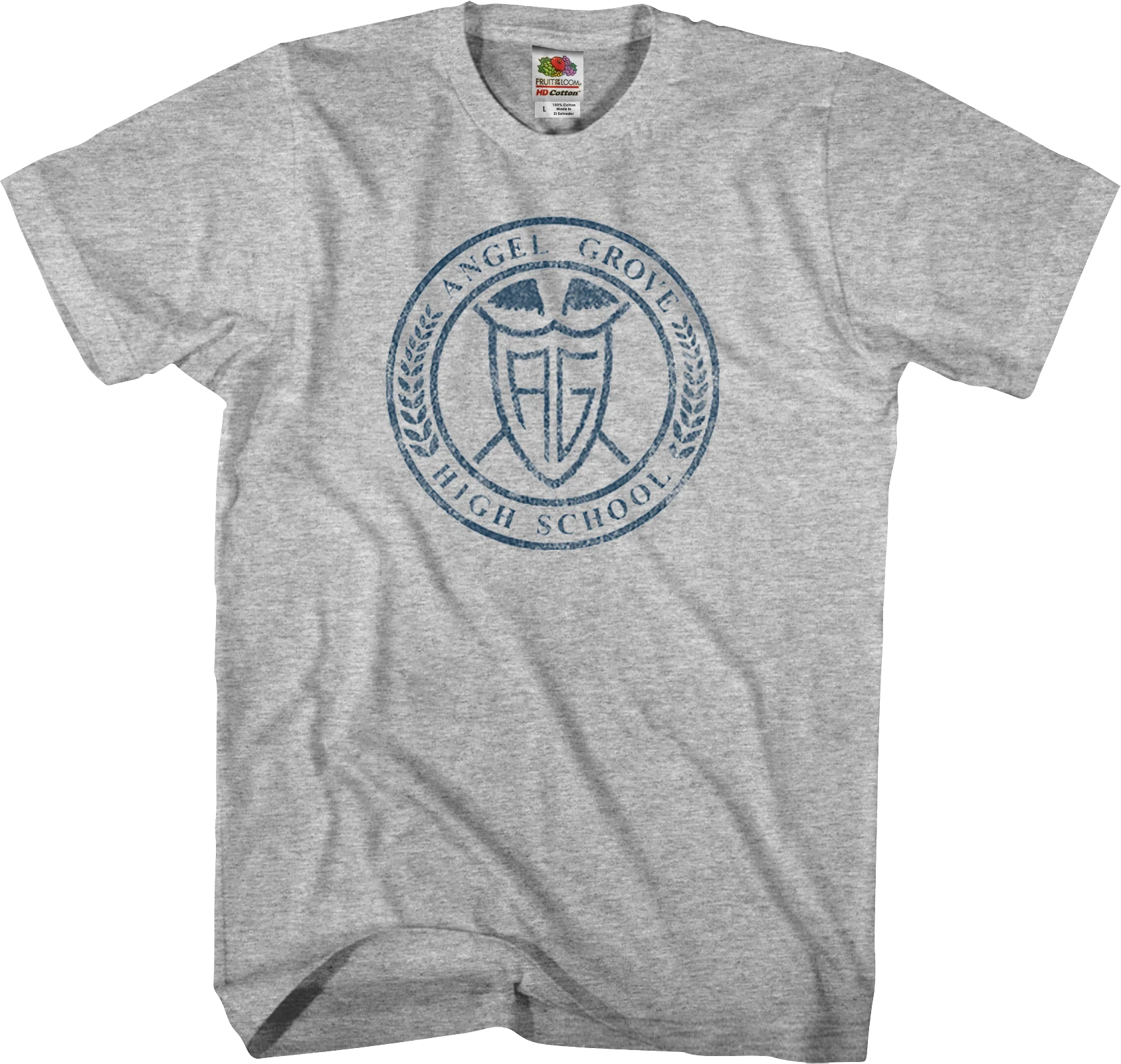 Angel Grove High School Mighty Morphin Power Rangers T-Shirt