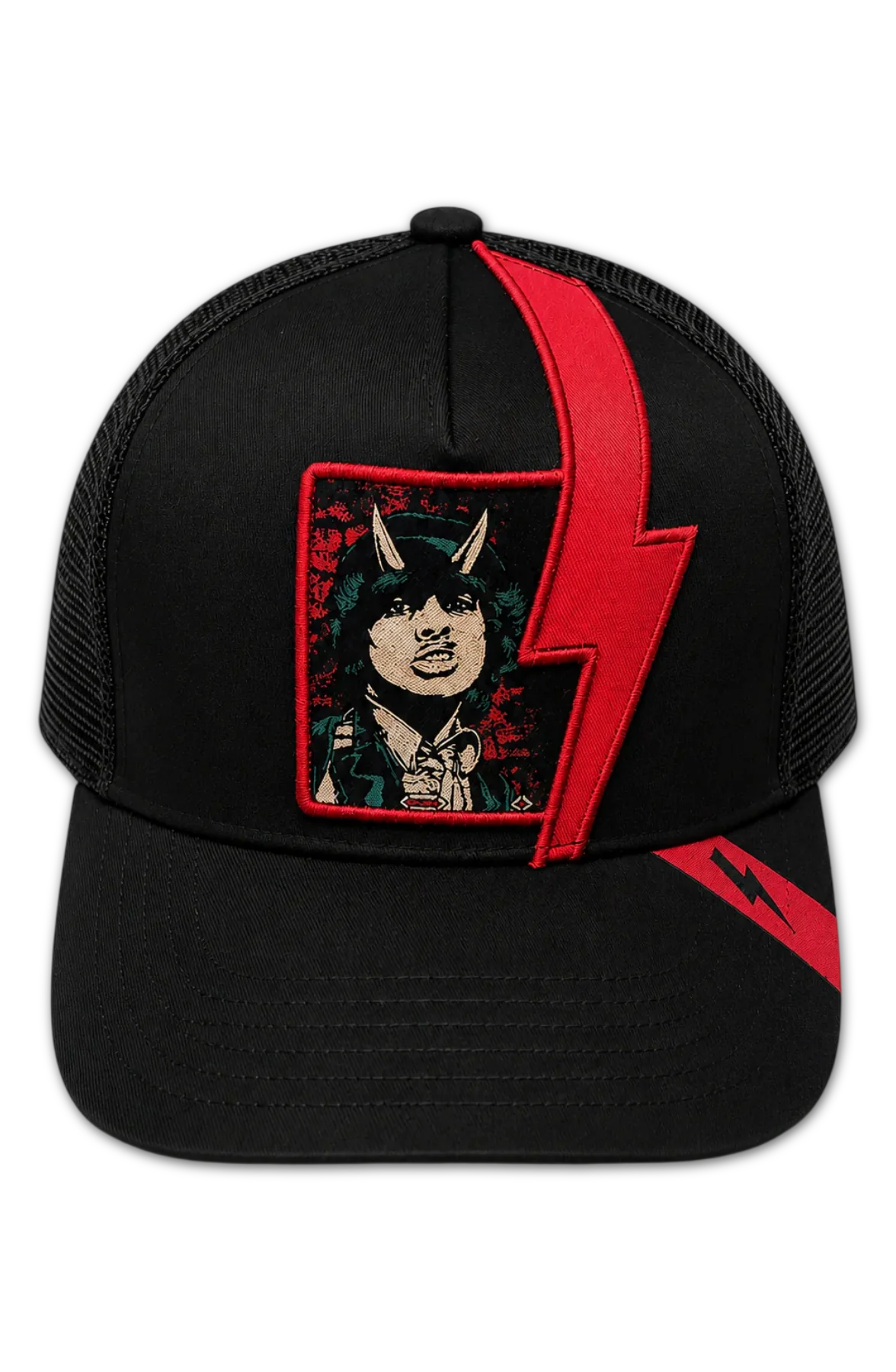 Angus Young Lightning Bolt ACDC Trucker Cap - Image 2