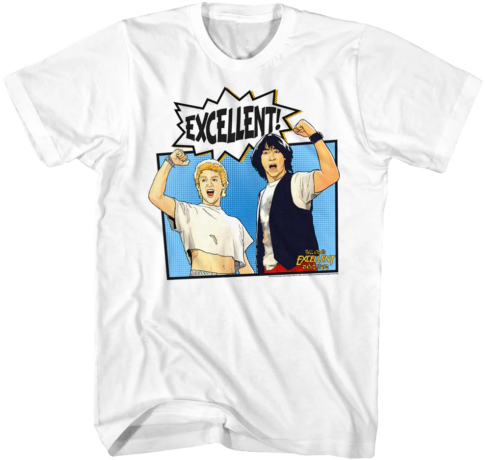 Animated Bill and Ted's Excellent Adventure T-Shirt