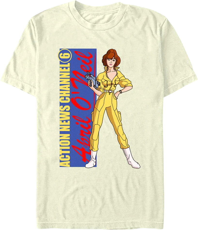 April O'Neil Teenage Mutant Ninja Turtles T-Shirt