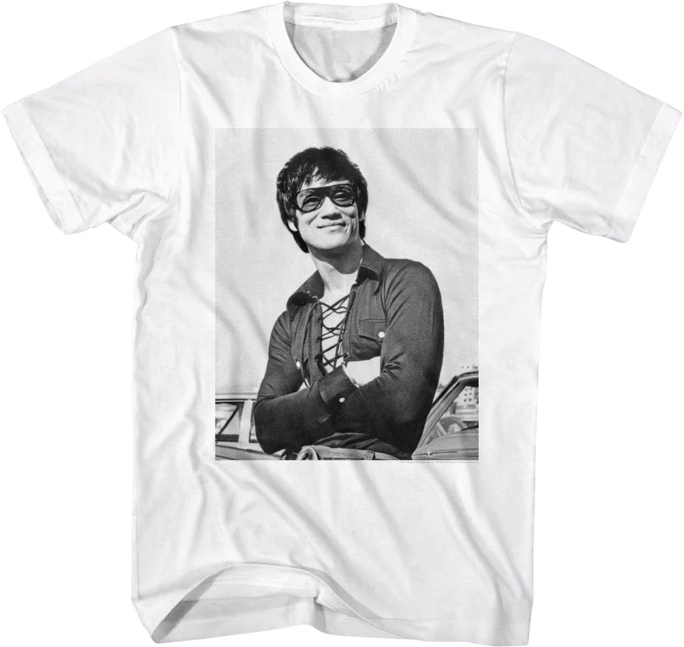 Arms Folded Stance Bruce Lee T-Shirt