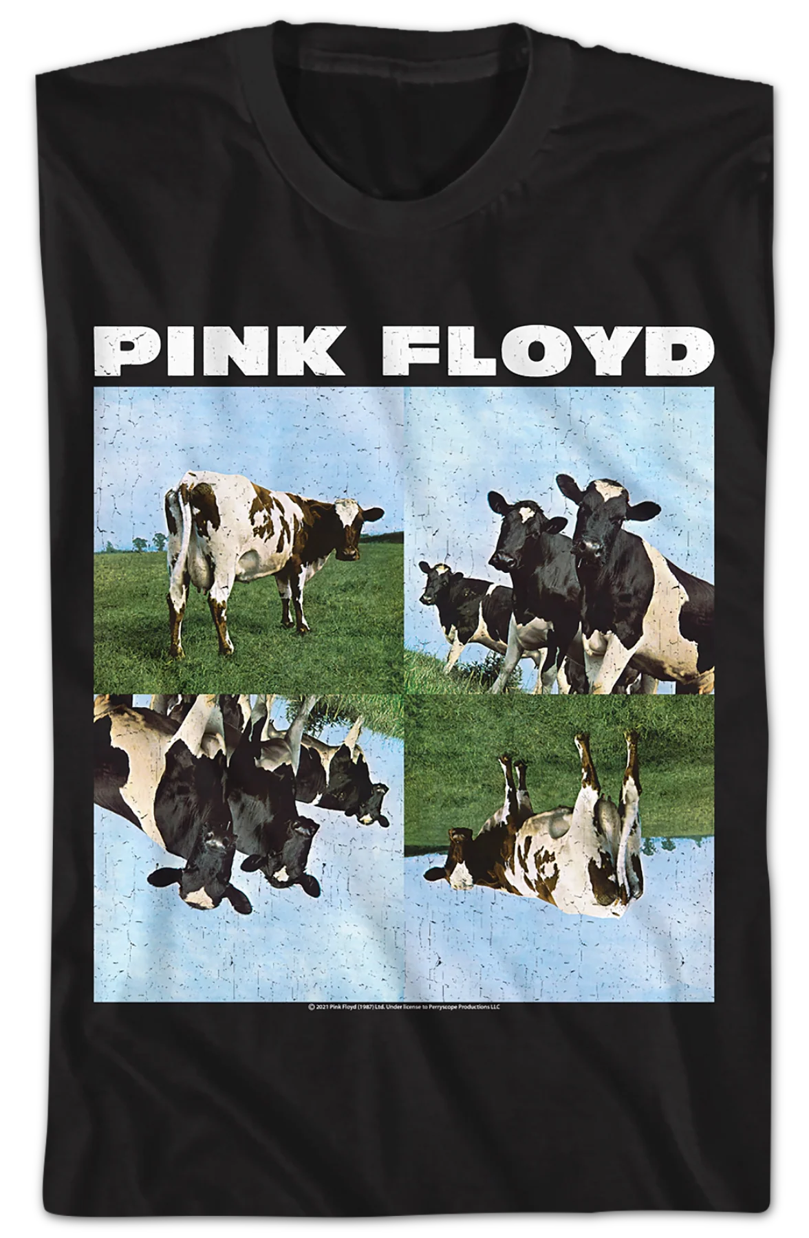Atom Heart Mother Cows Pink Floyd T-Shirt - Image 2