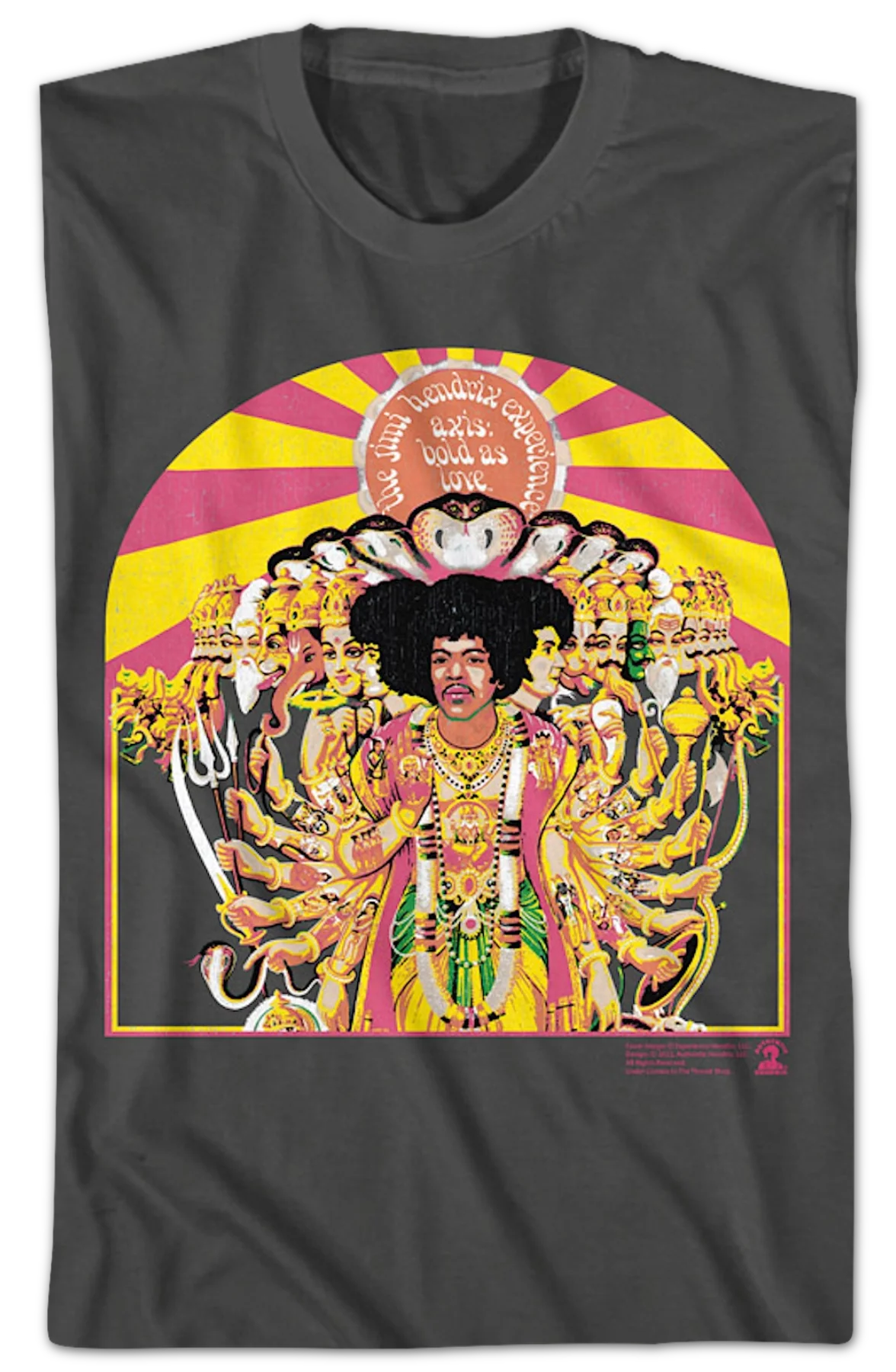 Axis Bold As Love Jimi Hendrix T-Shirt - Image 2