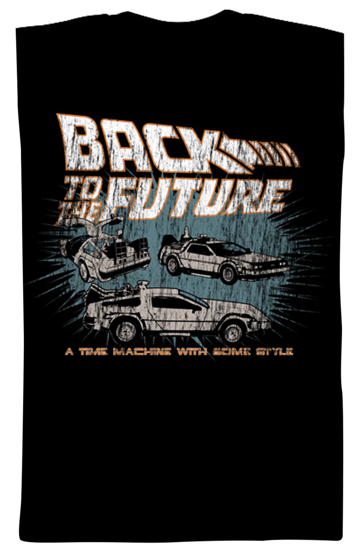 Back To The Future Time Machine With Style Shirt - Image 2