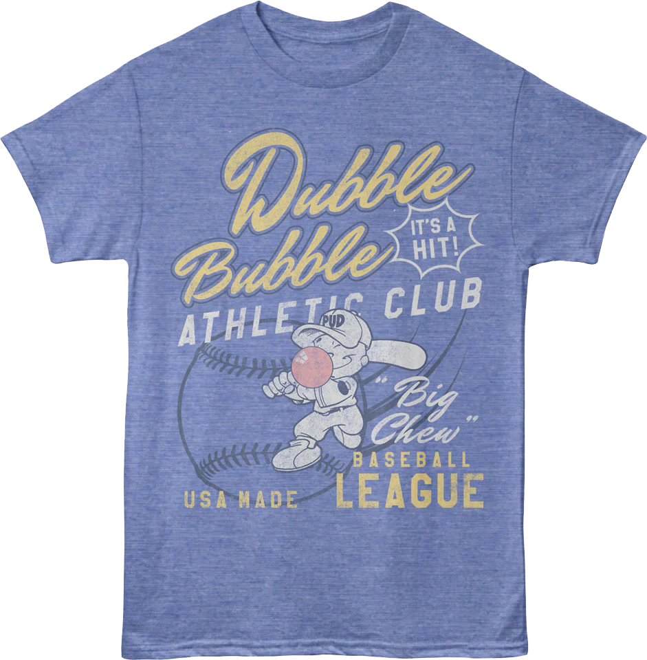 Baseball League Dubble Bubble T-Shirt