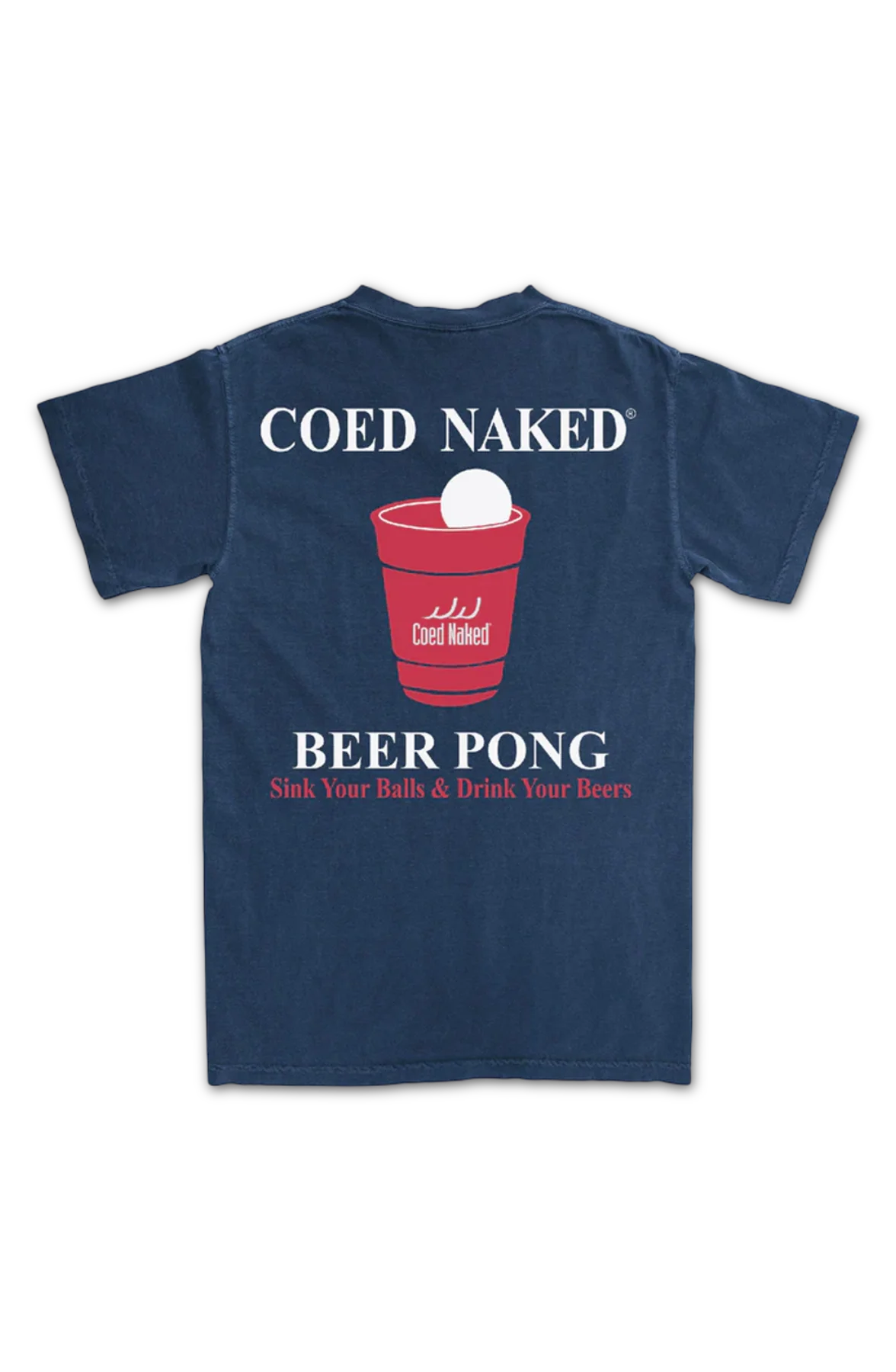 Beer Pong Coed Naked T-Shirt - Image 2