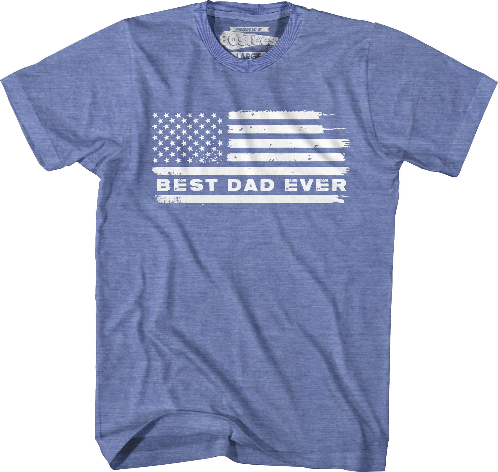 Best Dad Ever Flag T-Shirt - Image 5