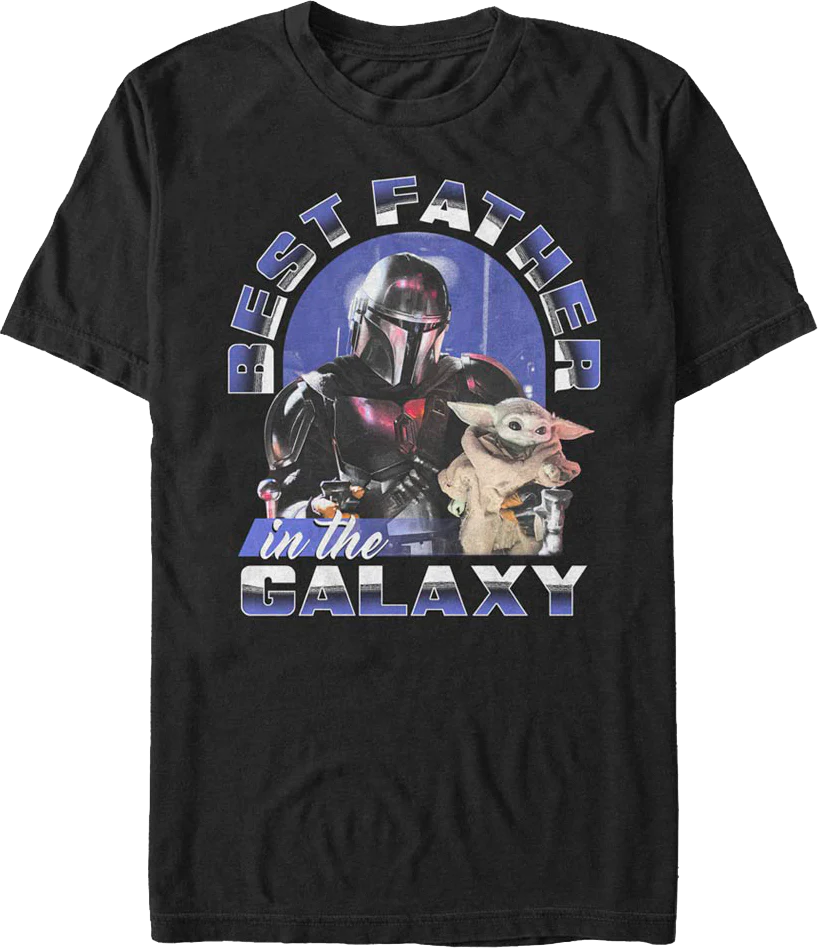 Best Father In The Galaxy The Mandalorian Star Wars T-Shirt