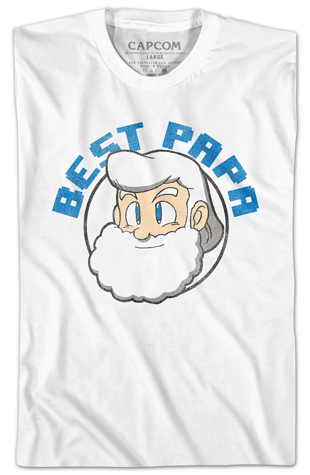 Best Papa Mega Man T-Shirt - Image 2