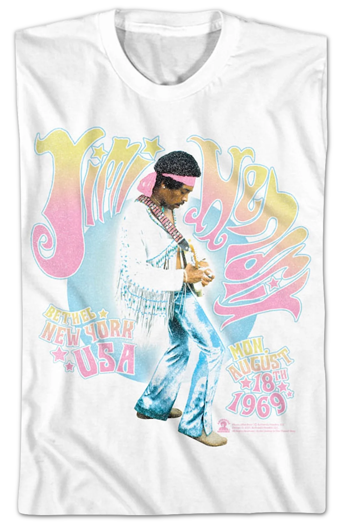 Bethel New York Jimi Hendrix T-Shirt - Image 2