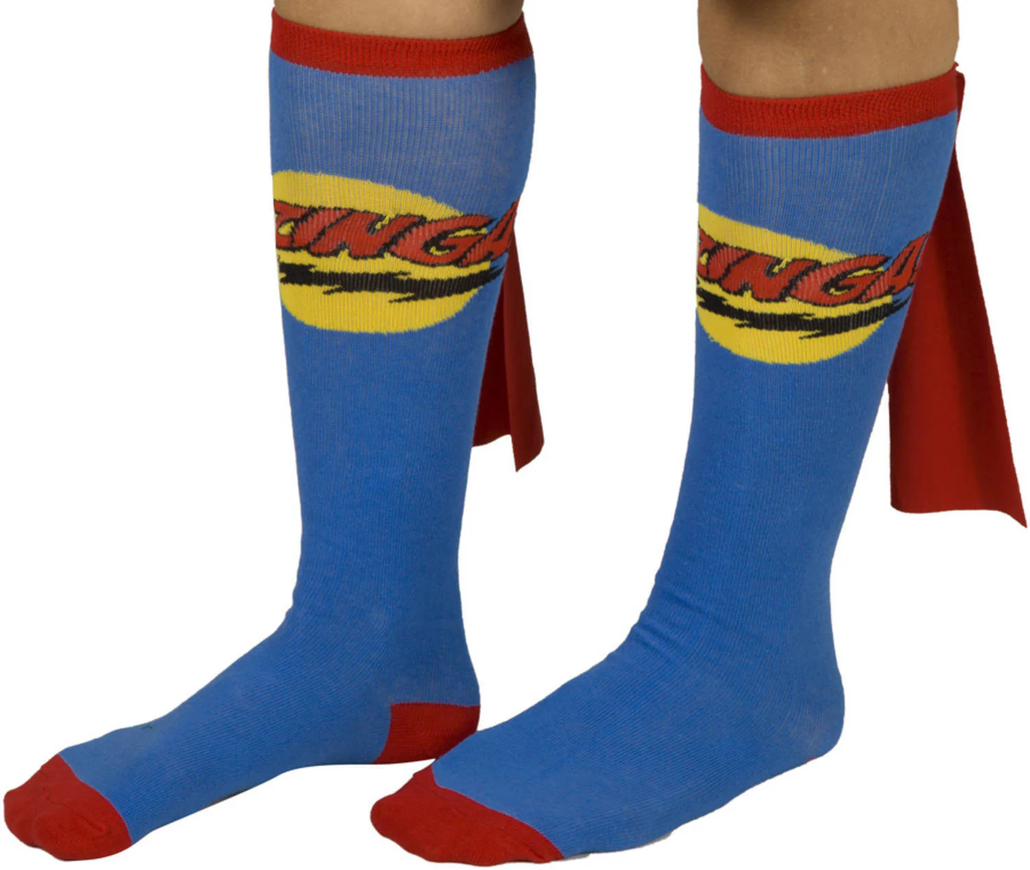 Big Bang Theory Royal Bazinga Caped Socks