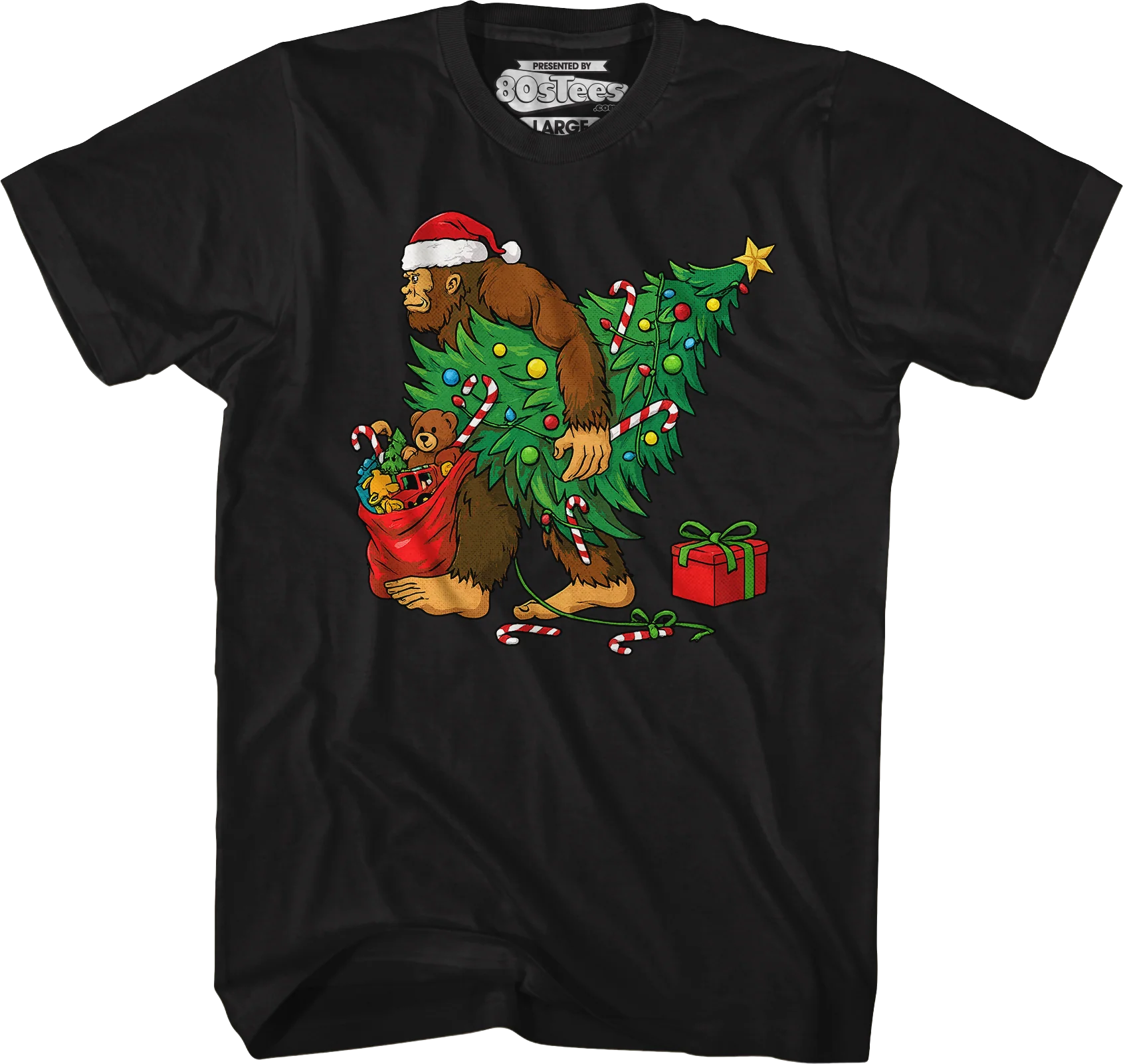 Bigfoot Christmas T-Shirt