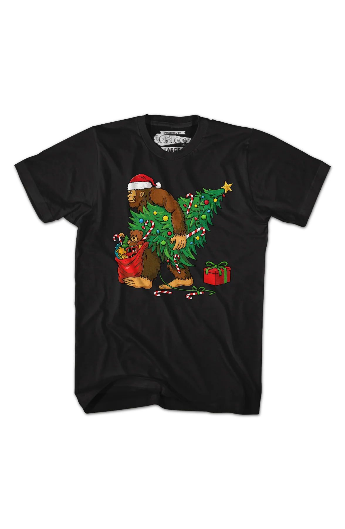Bigfoot Christmas T-Shirt - Image 2