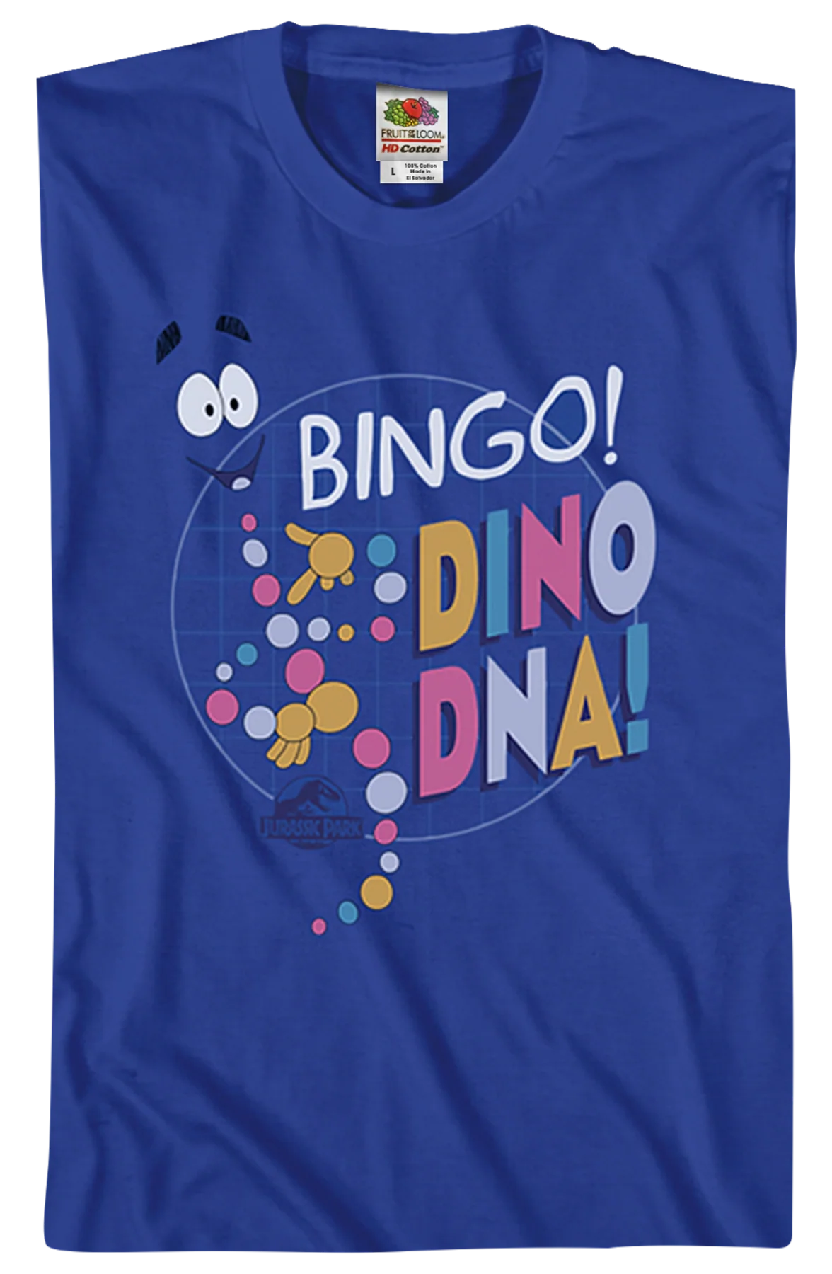 Bingo Dino DNA Jurassic Park T-Shirt - Image 2