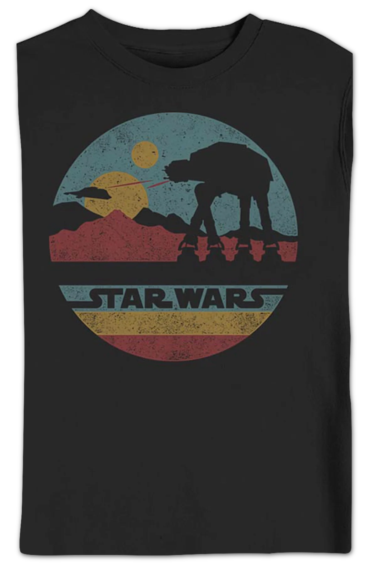Black AT-AT Silhouette Star Wars Sweatshirt - Image 2