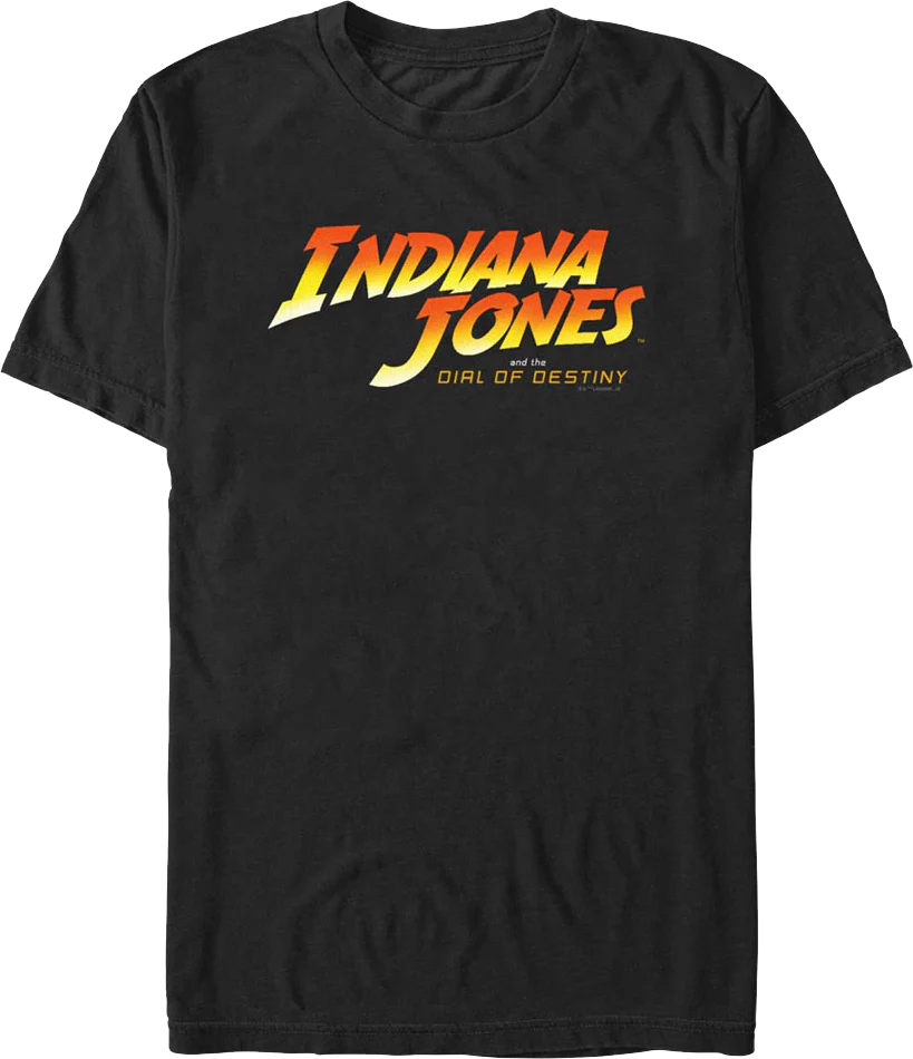 Black Indiana Jones and the Dial of Destiny T-Shirt