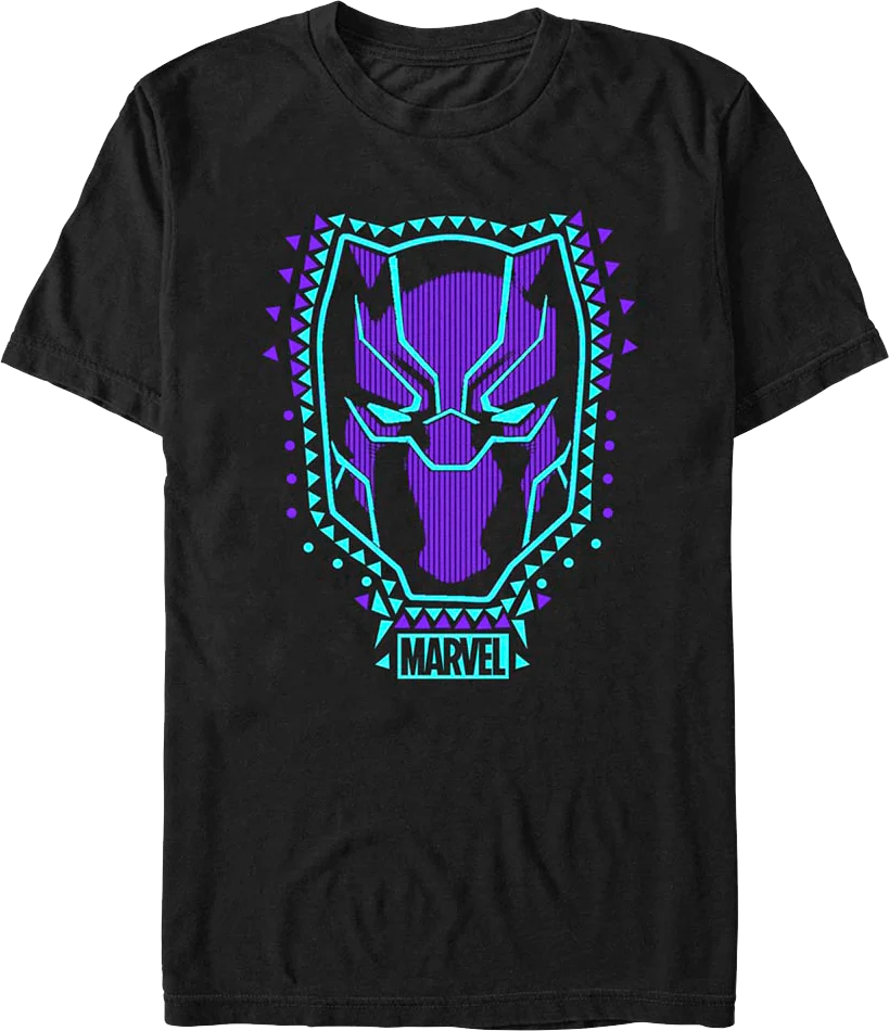 Black Panther Mask Marvel Comics T-Shirt