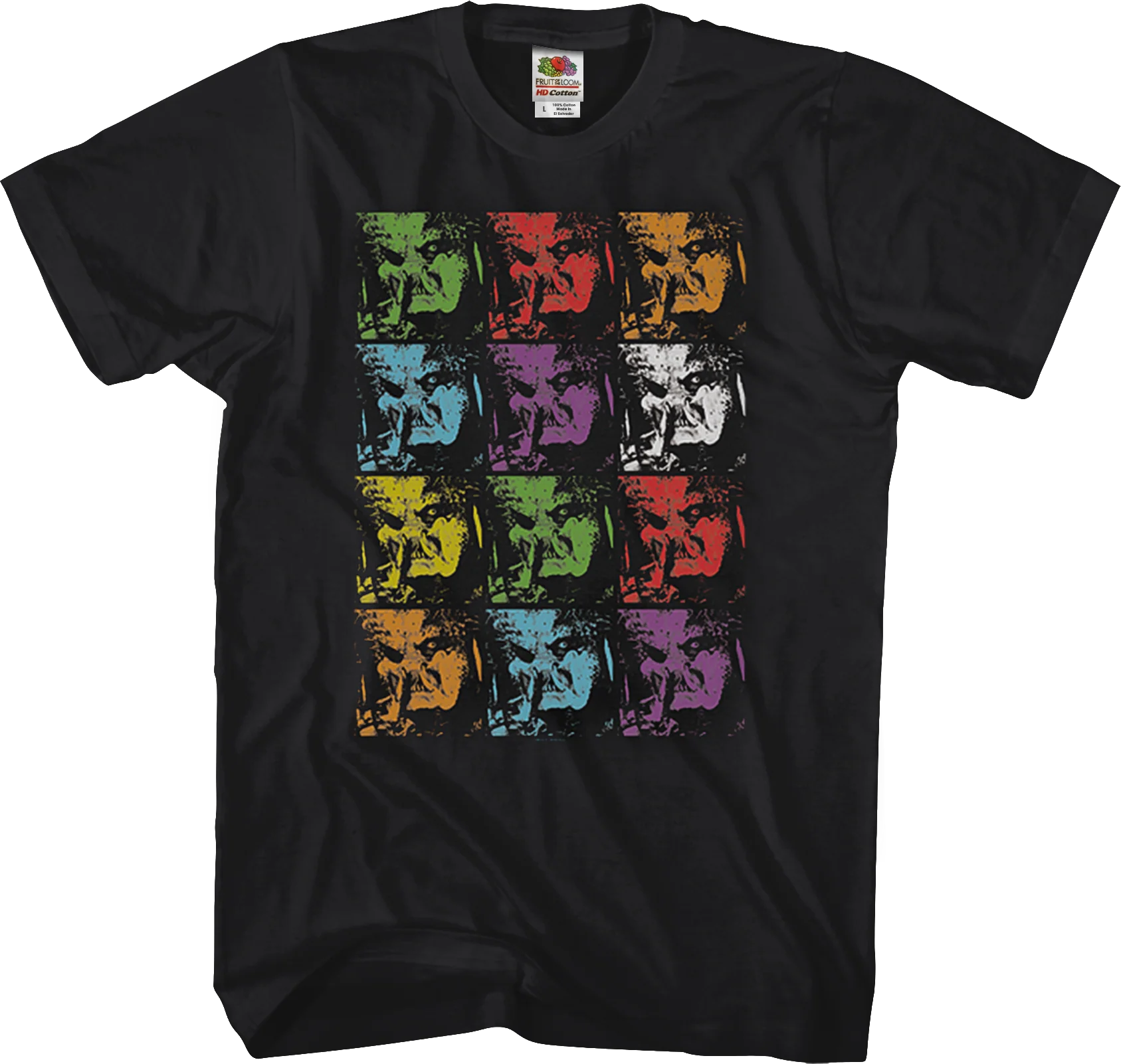 Black Pop Art Predator T-Shirt
