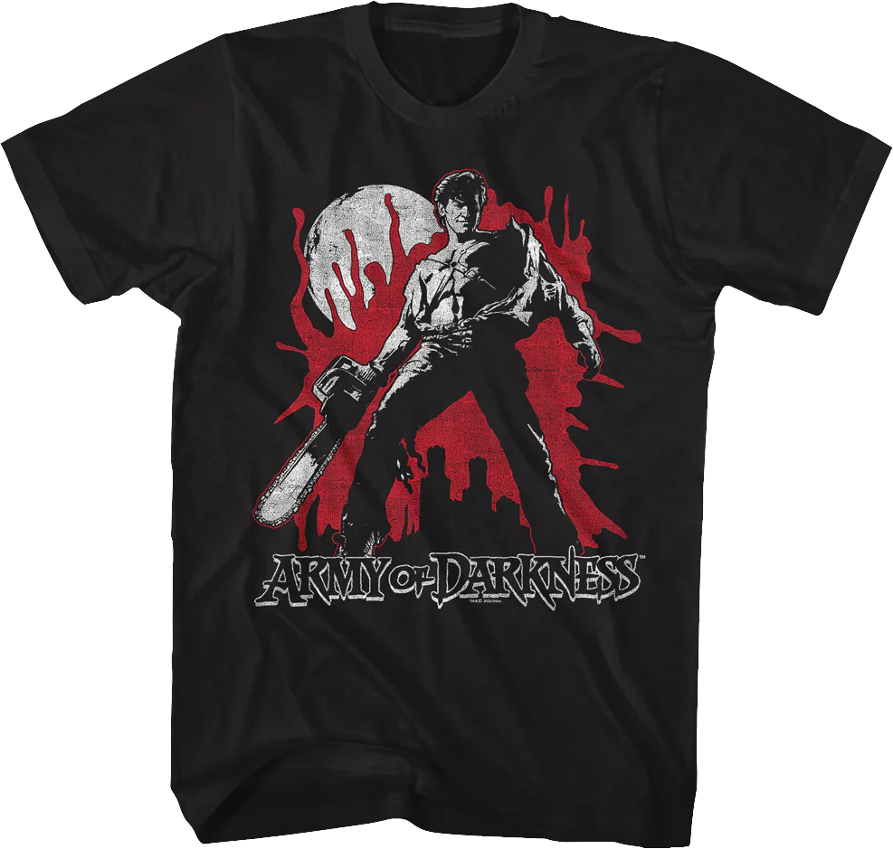 Blood-Splattered Army of Darkness T-Shirt