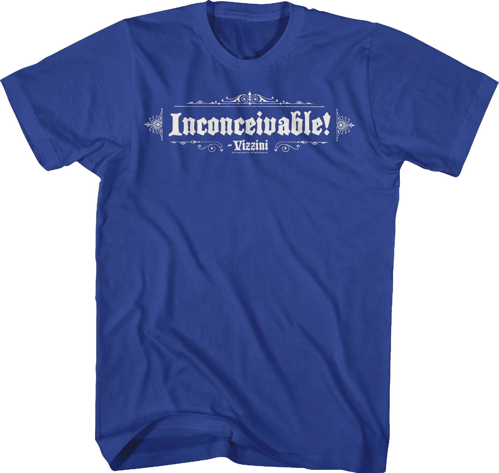 Blue Inconceivable Princess Bride T-Shirt
