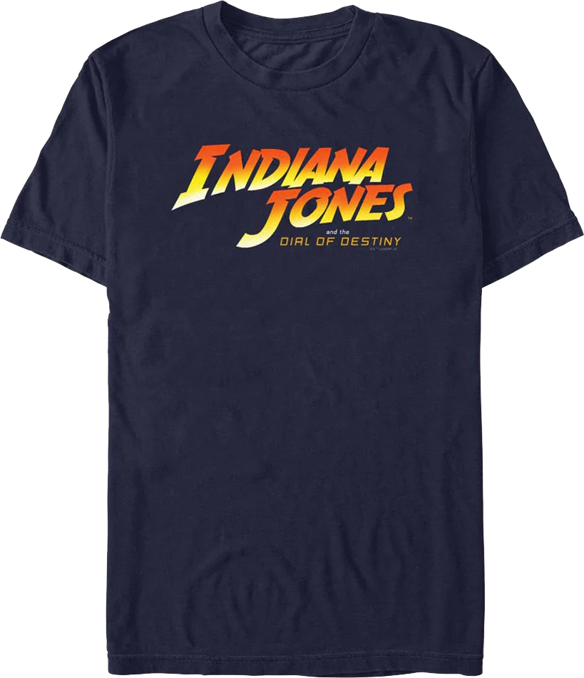 Blue Indiana Jones and the Dial of Destiny T-Shirt