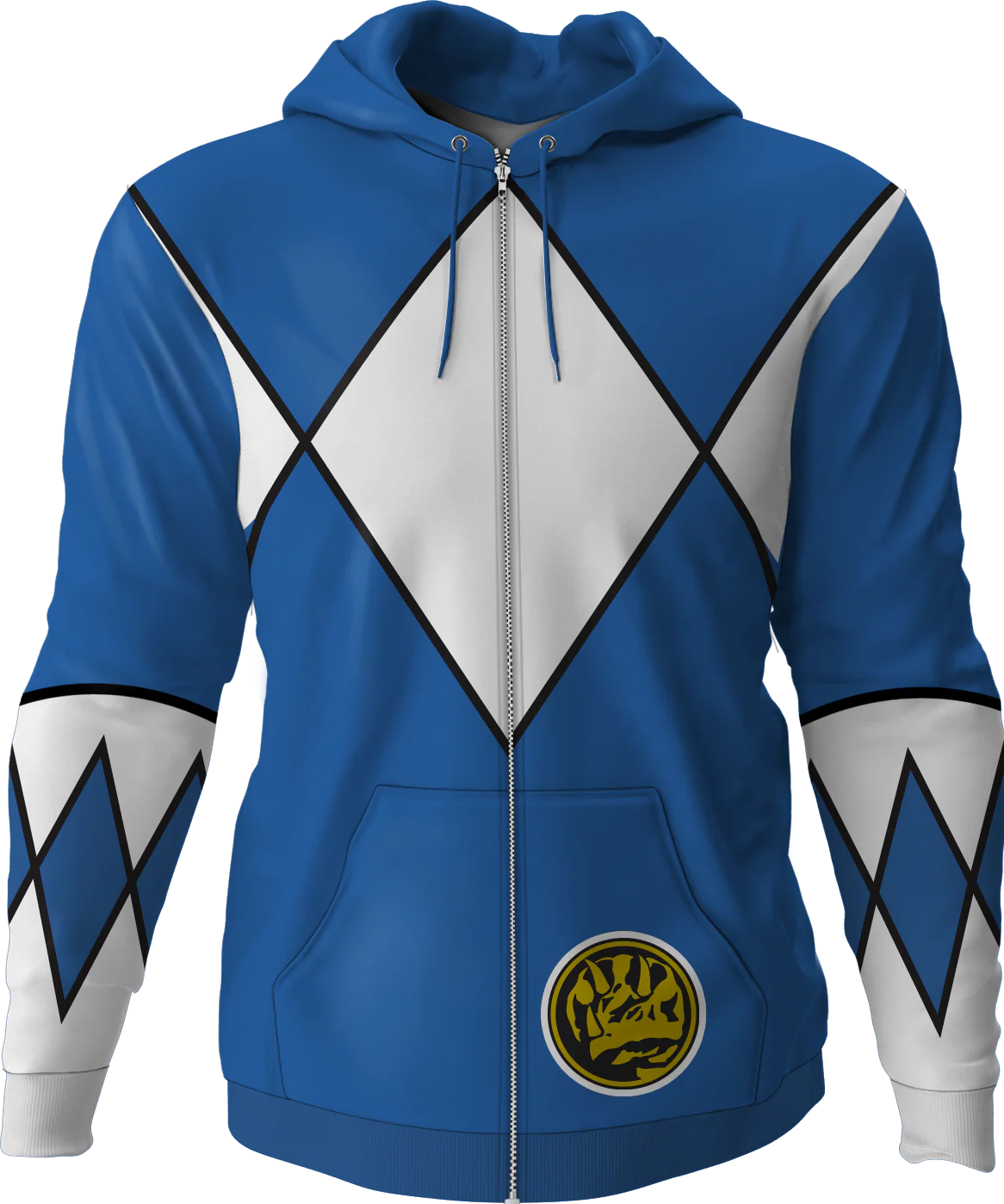 Blue Ranger Mighty Morphin Power Rangers Costume Hoodie