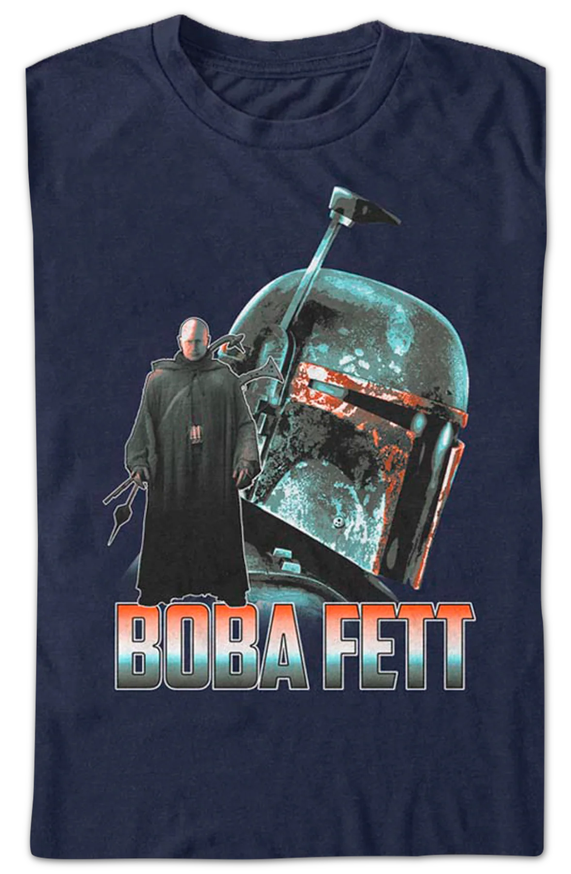 Boba Fett Collage The Mandalorian Star Wars T-Shirt - Image 2