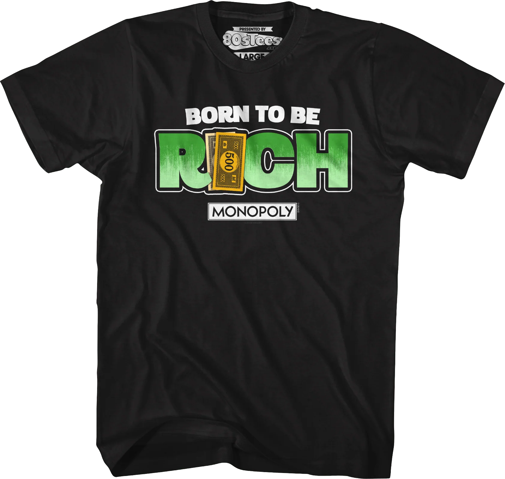 Born To Be Rich Monopoly T-Shirt - Image 12