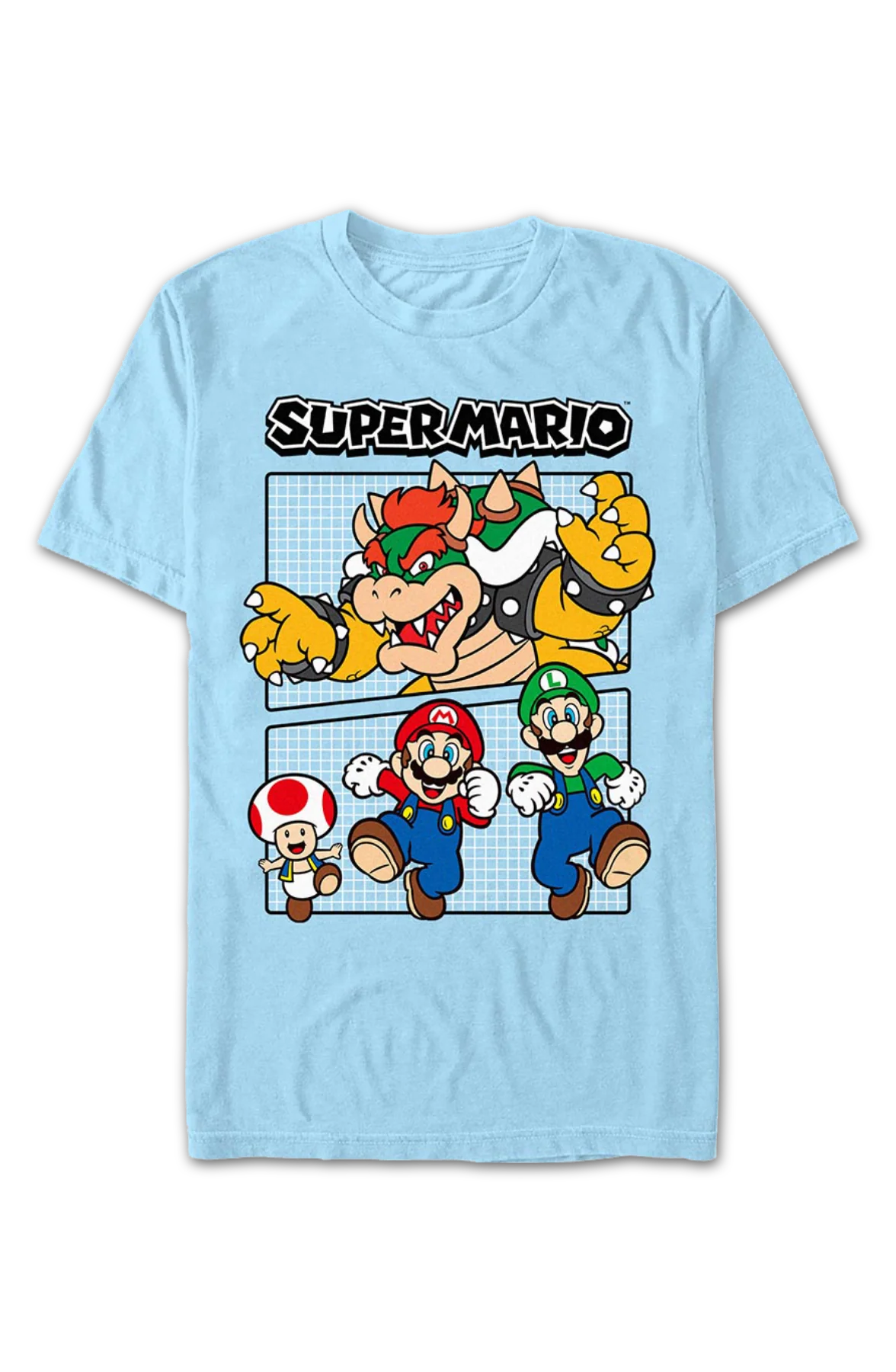 Bowser Chase Super Mario Bros. Nintendo T-Shirt - Image 2