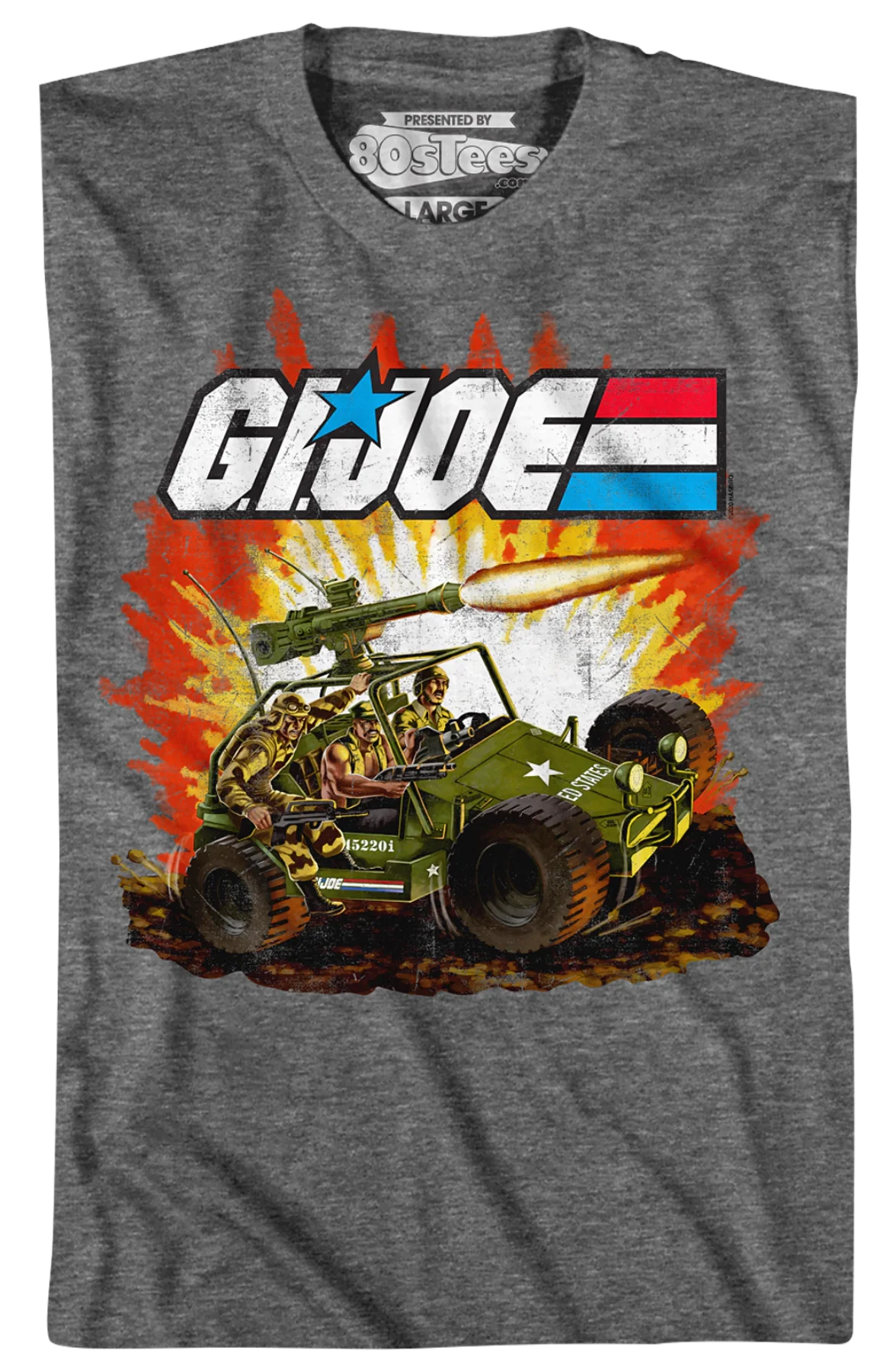 Box Art AWE Striker GI Joe T-Shirt - Image 2