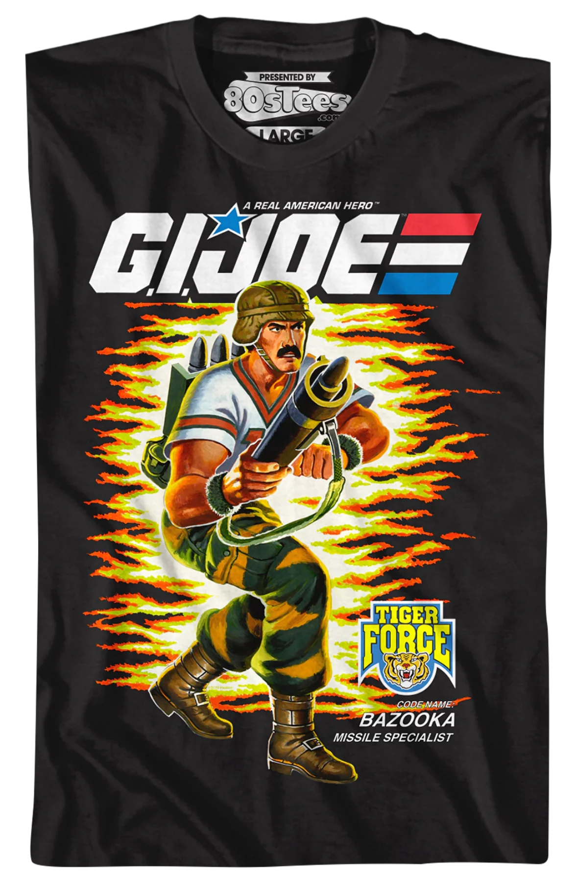 Box Art Bazooka GI Joe T-Shirt - Image 2