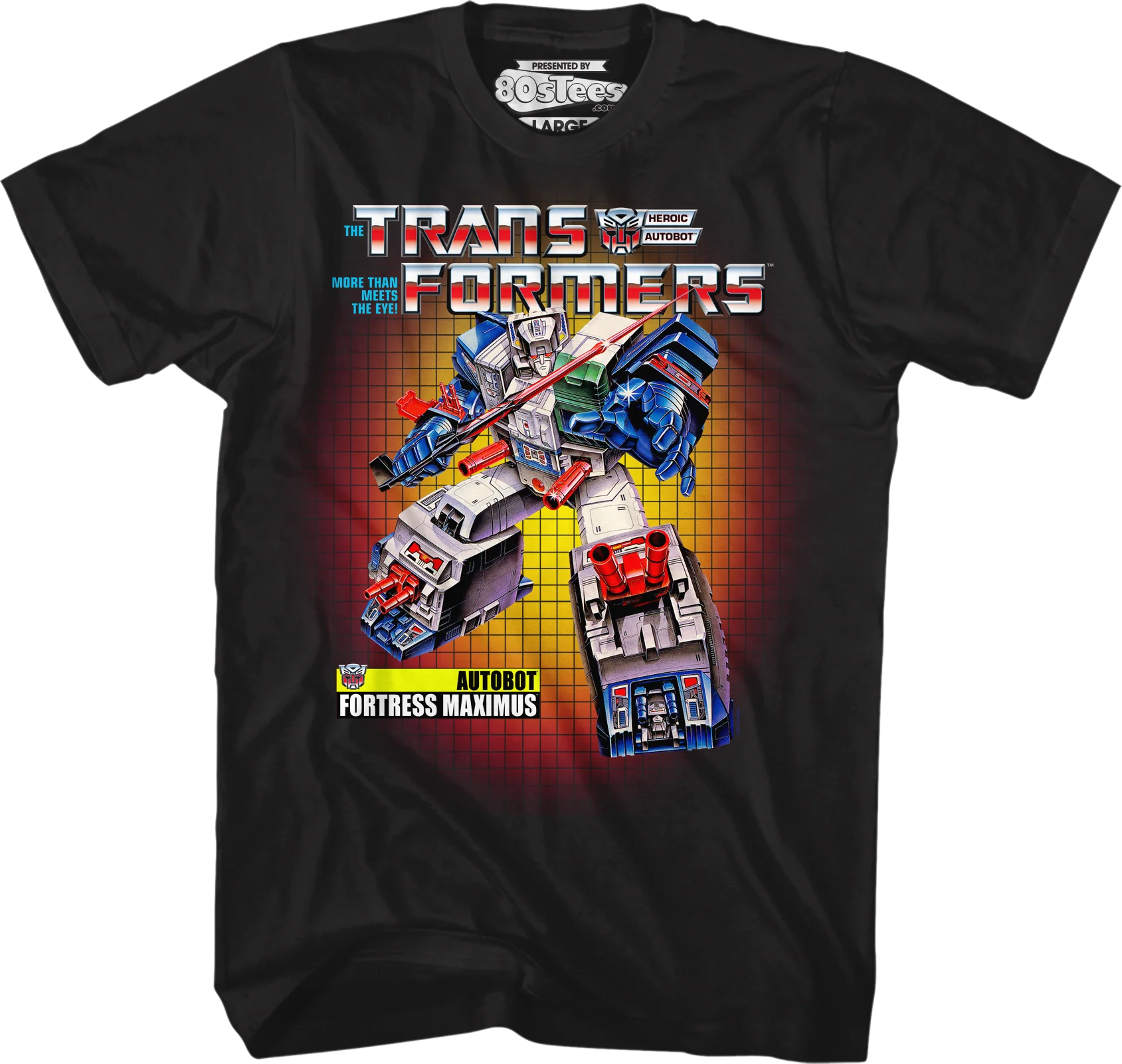 Box Art Fortress Maximus Transformers T-Shirt