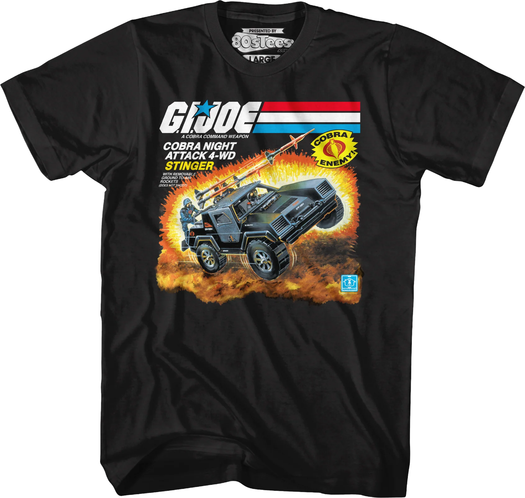 Box Art Stinger GI Joe T-Shirt