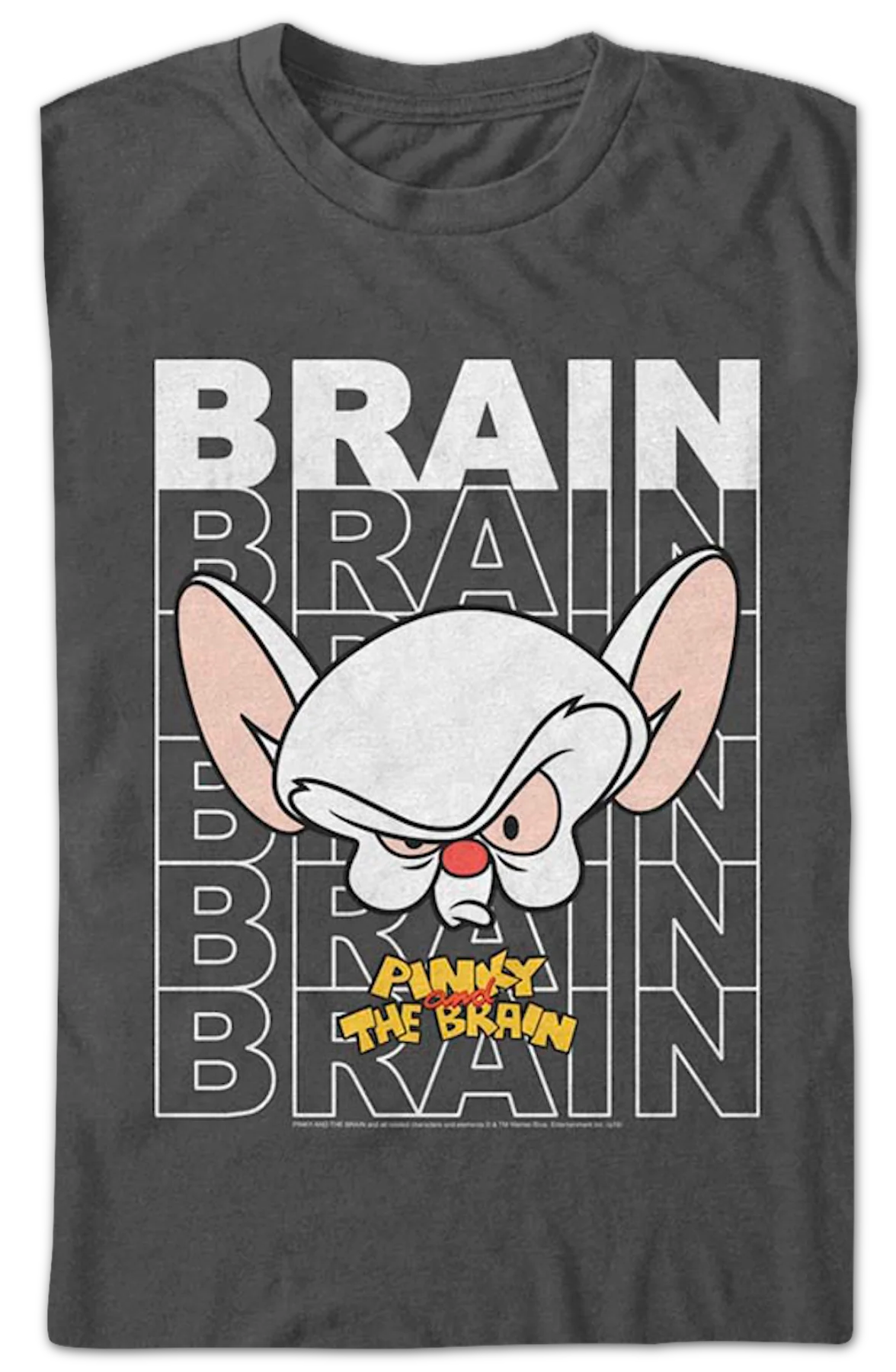 Brain Face Pinky and the Brain T-Shirt - Image 2