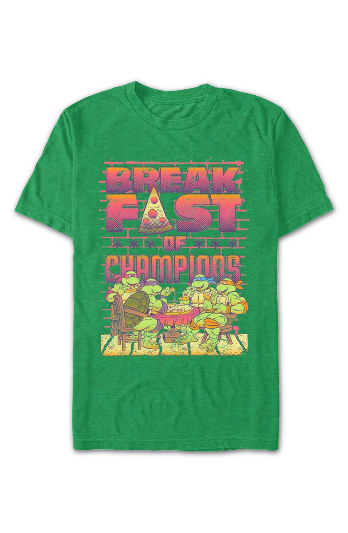 Breakfast Of Champions Teenage Mutant Ninja Turtles T-Shirt - Image 2